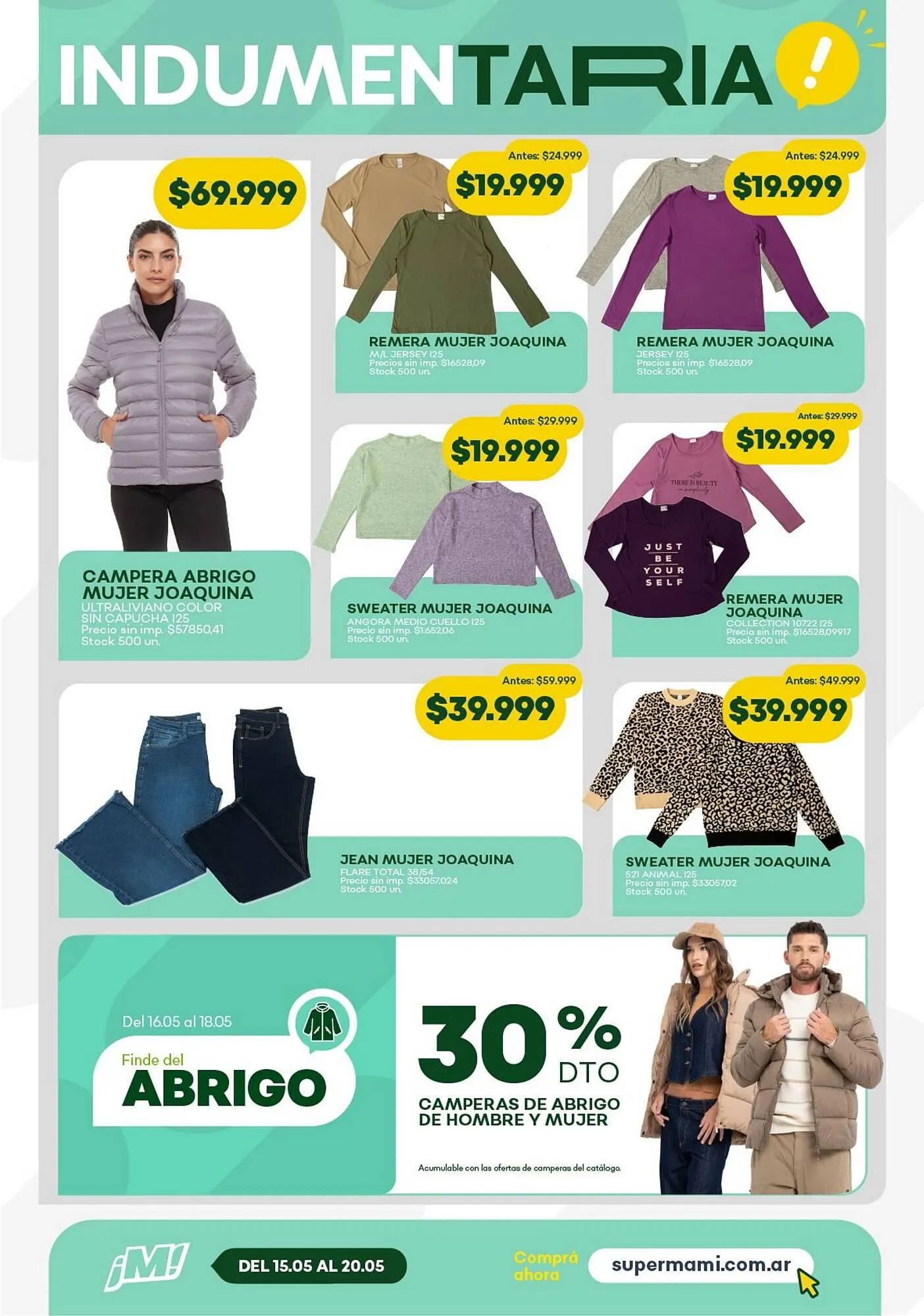 Ofertas de Catálogo Super MAMI 14 de mayo al 20 de mayo 2025 - Página 13 del catálogo