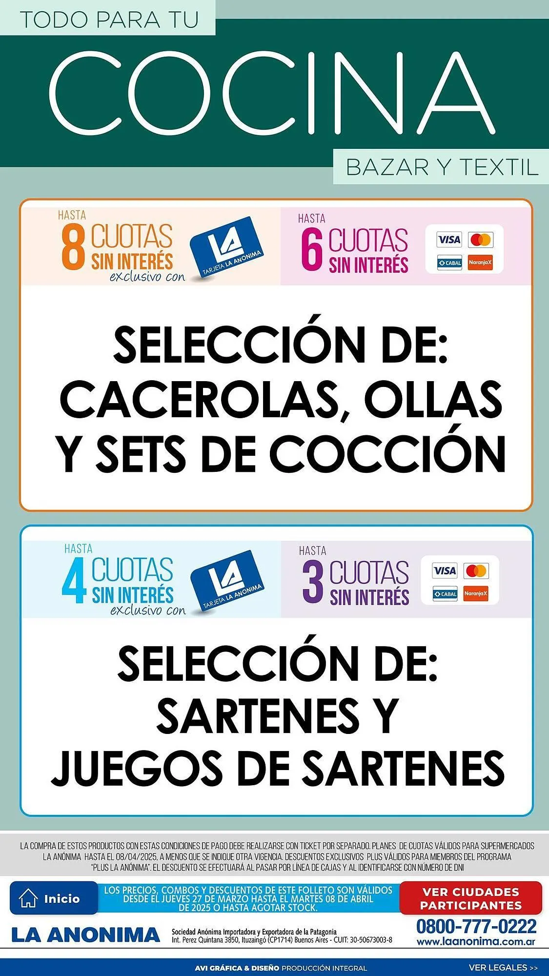 Ofertas de Catálogo La Anonima 1 de abril al 8 de abril 2025 - Página 15 del catálogo