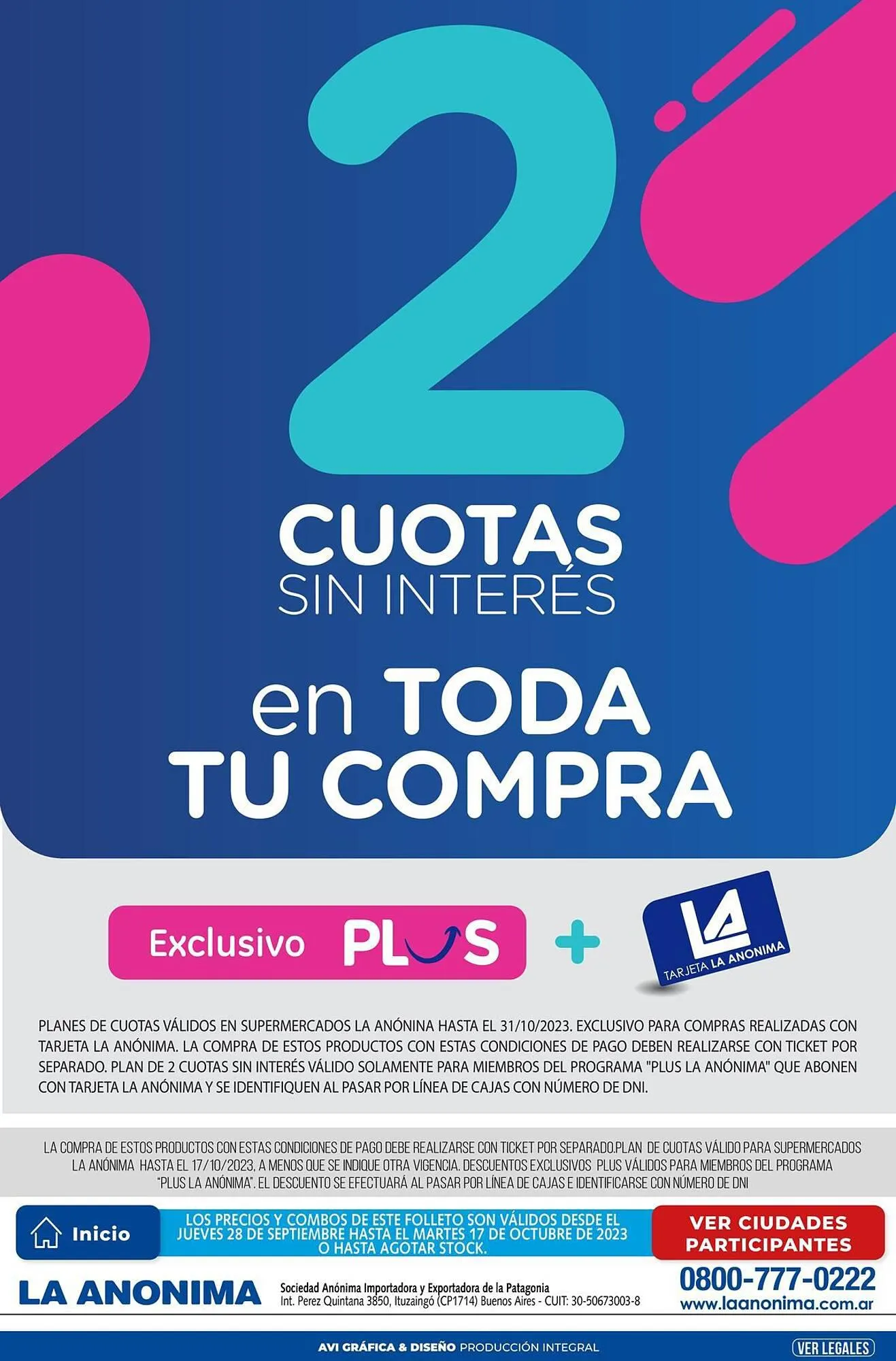 Ofertas de Catálogo La Anonima 28 de septiembre al 15 de octubre 2023 - Página 35 del catálogo