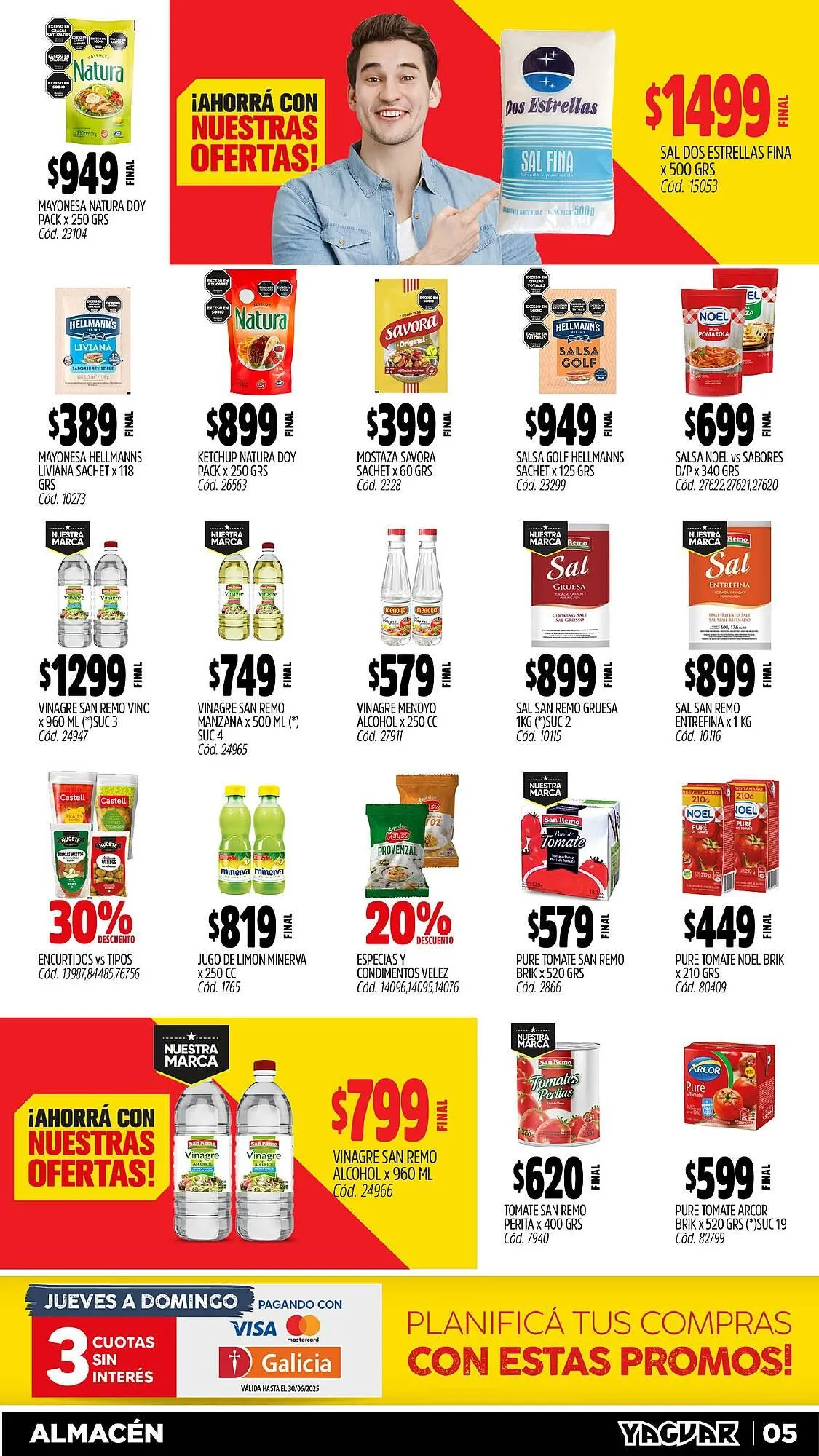 Ofertas de Catálogo Supermercados Yaguar 31 de marzo al 6 de abril 2025 - Página 5 del catálogo