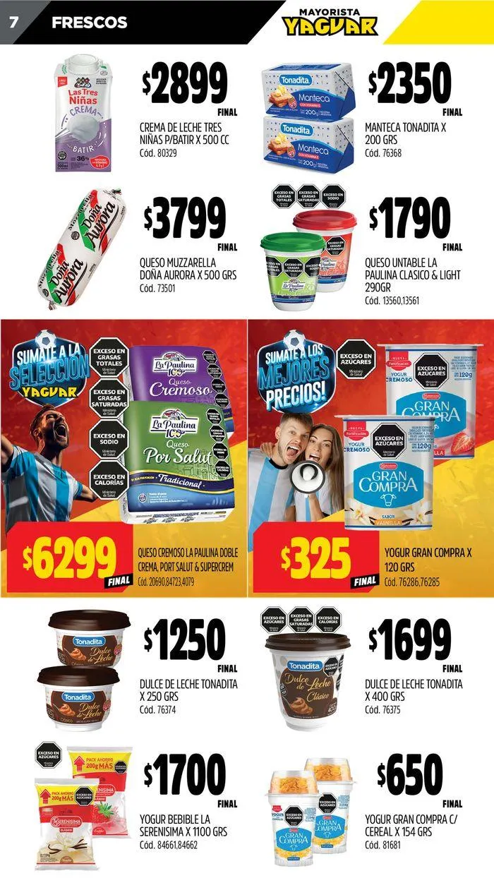 Ofertas de Ofertas Supermercados Yaguar Trelew 1 de julio al 7 de julio 2024 - Página 7 del catálogo