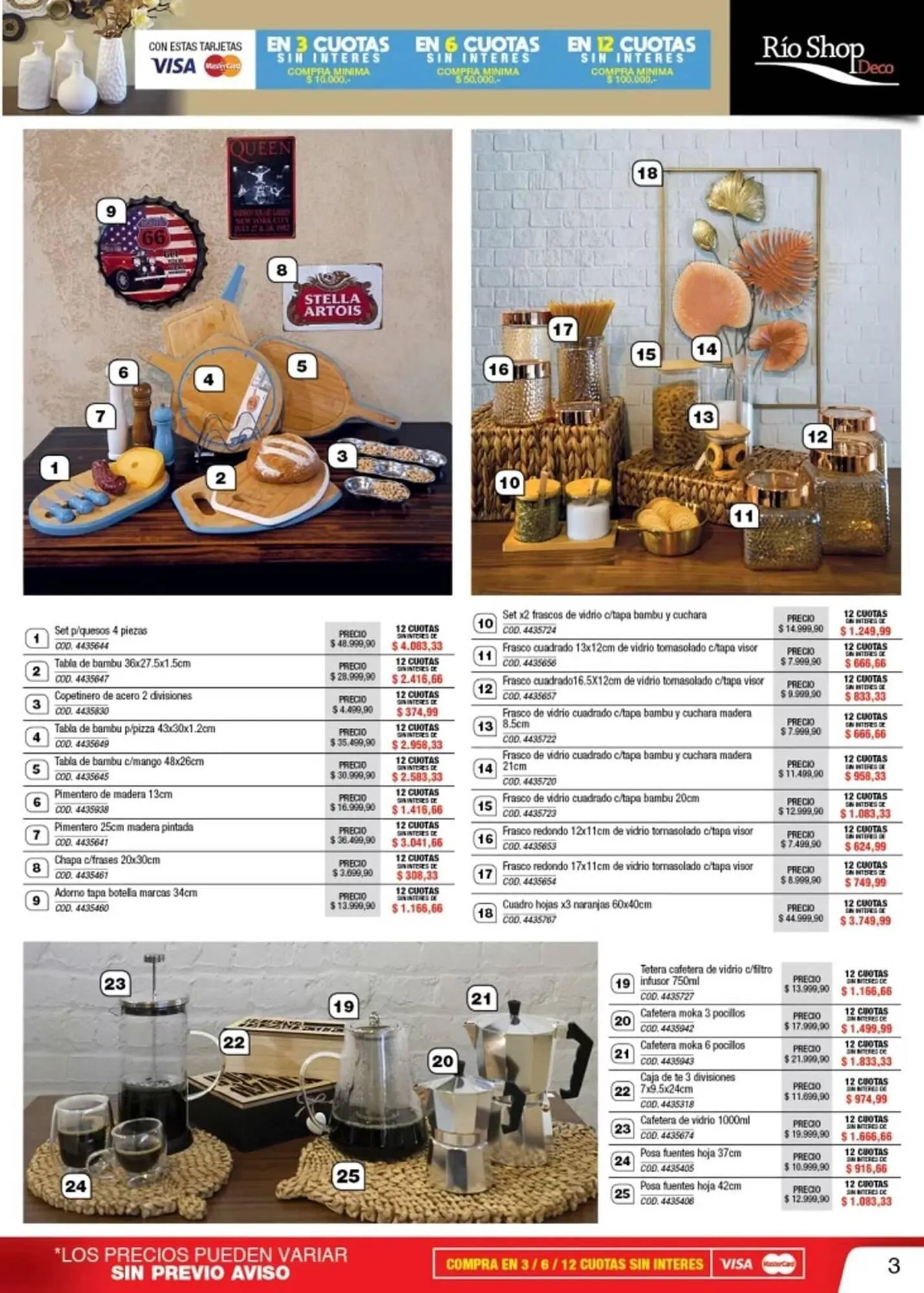 Ofertas de Catálogo Rio Shop Deco 1 de julio al 31 de julio 2025 - Página 3 del catálogo