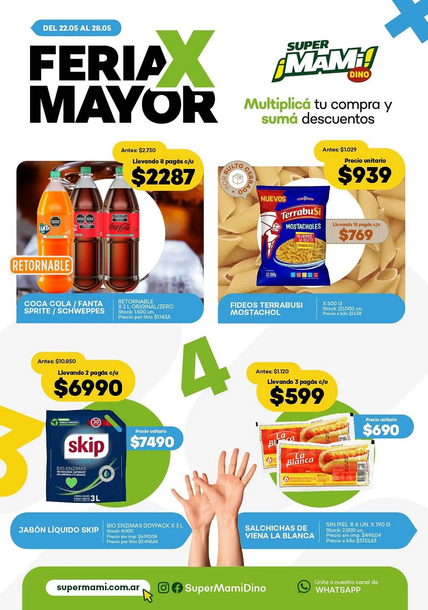 Ofertas de Catálogo Super MAMI 22 de mayo al 29 de mayo 2025 - Página 1 del catálogo