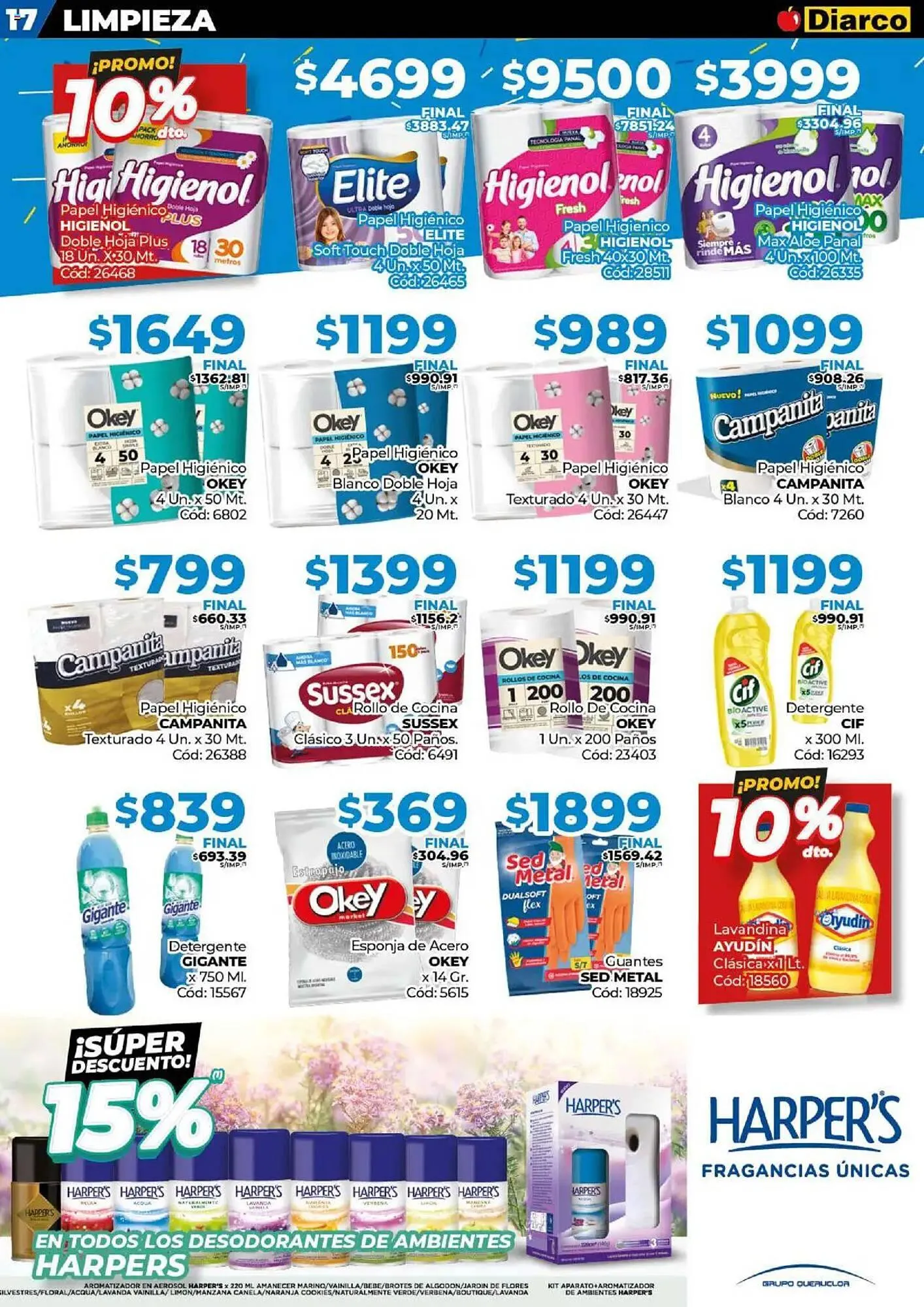 Ofertas de Catálogo Diarco 21 de julio al 26 de julio 2025 - Página 17 del catálogo