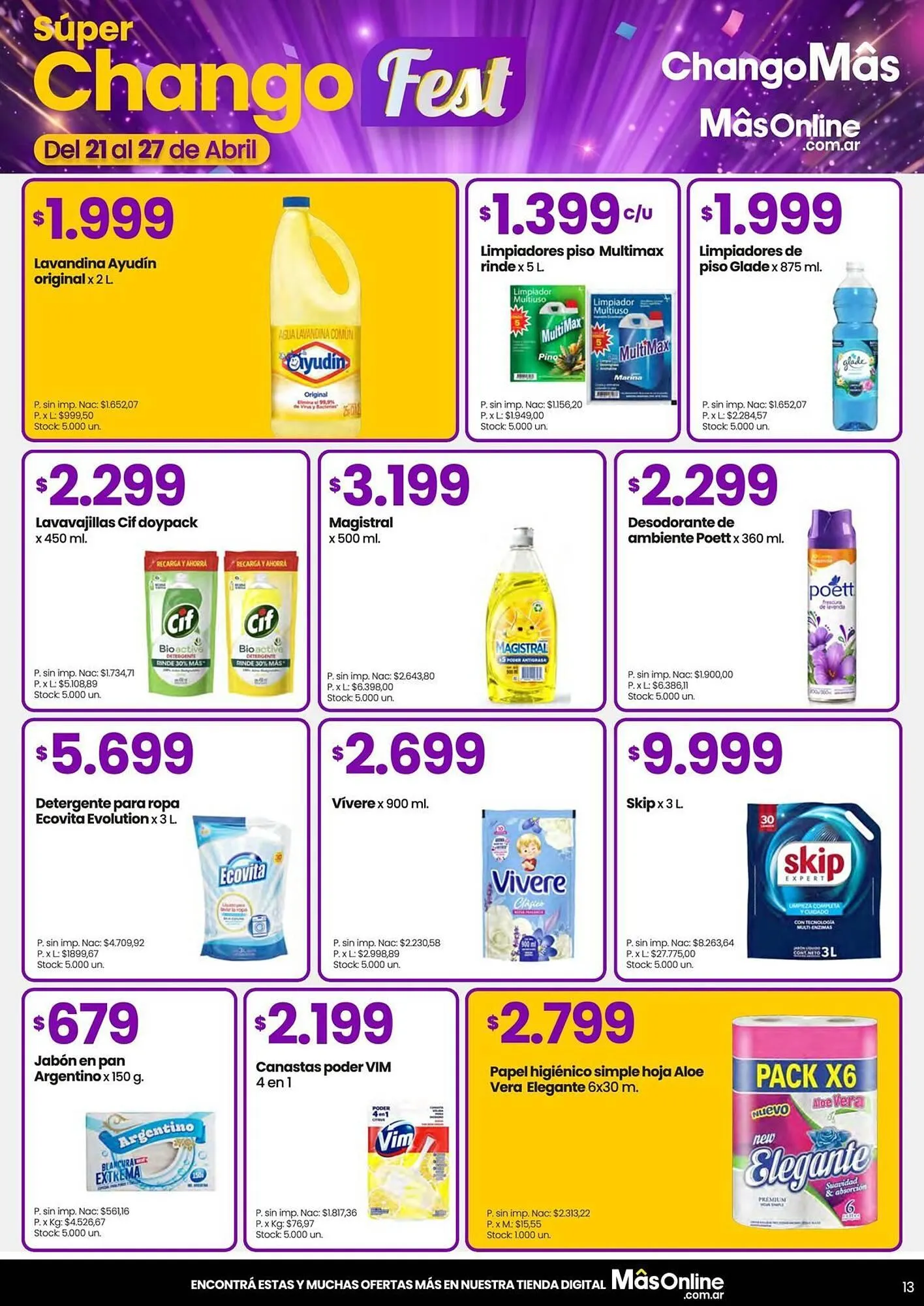 Ofertas de Catálogo Changomas 21 de abril al 27 de abril 2026 - Página 13 del catálogo