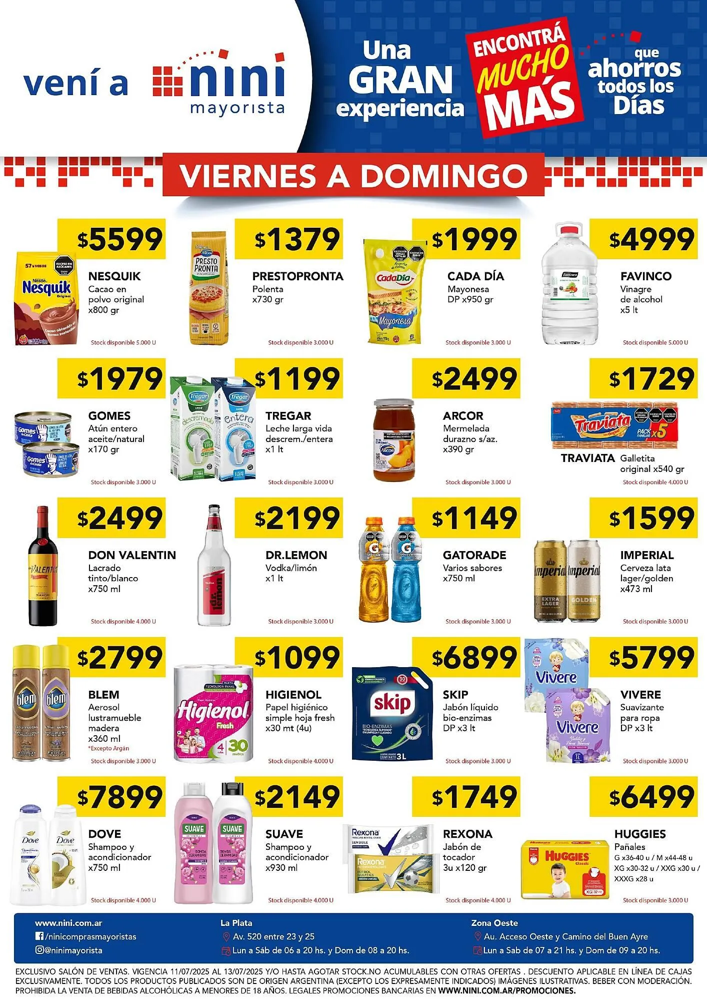Ofertas de Catálogo Nini Mayorista 11 de julio al 13 de julio 2025 - Página 1 del catálogo