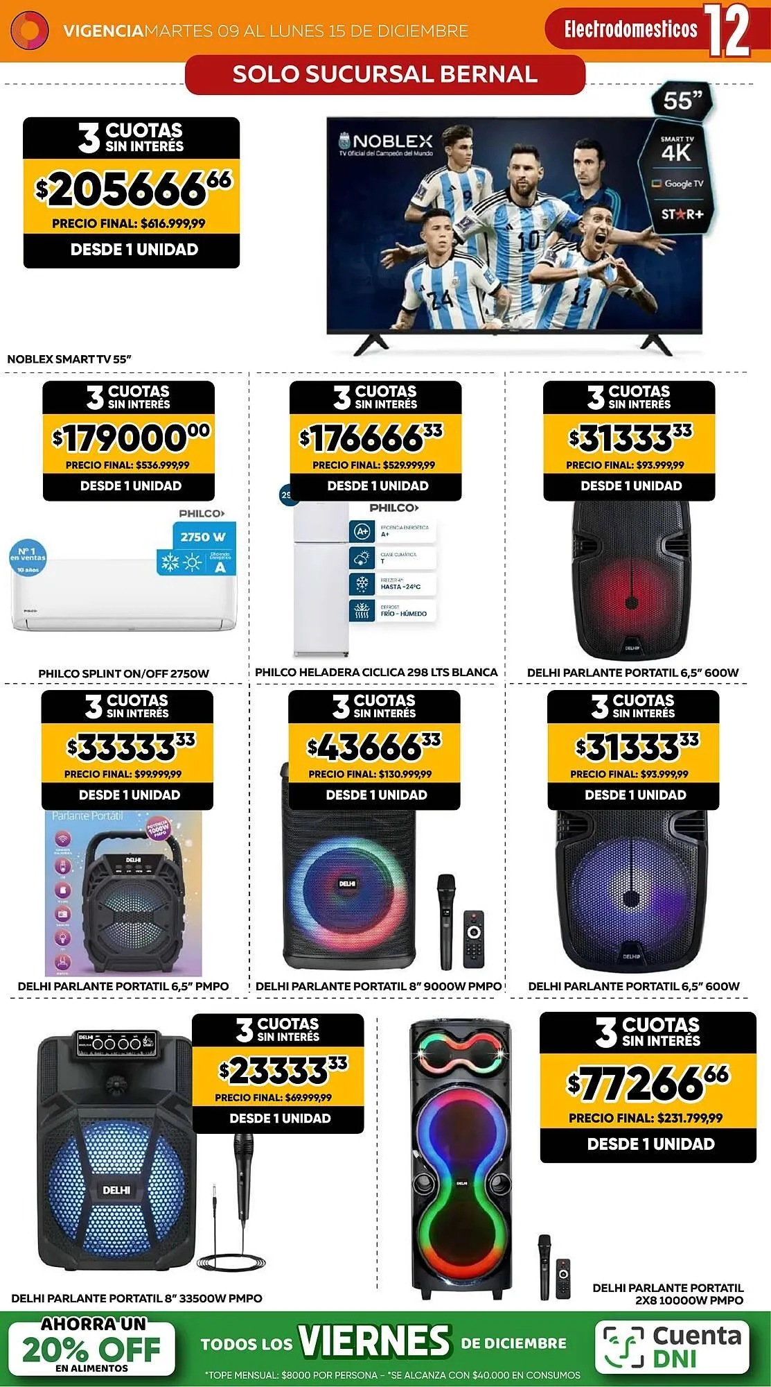 Ofertas de Catálogo Maxi Ofertas 9 de diciembre al 15 de diciembre 2025 - Página 12 del catálogo