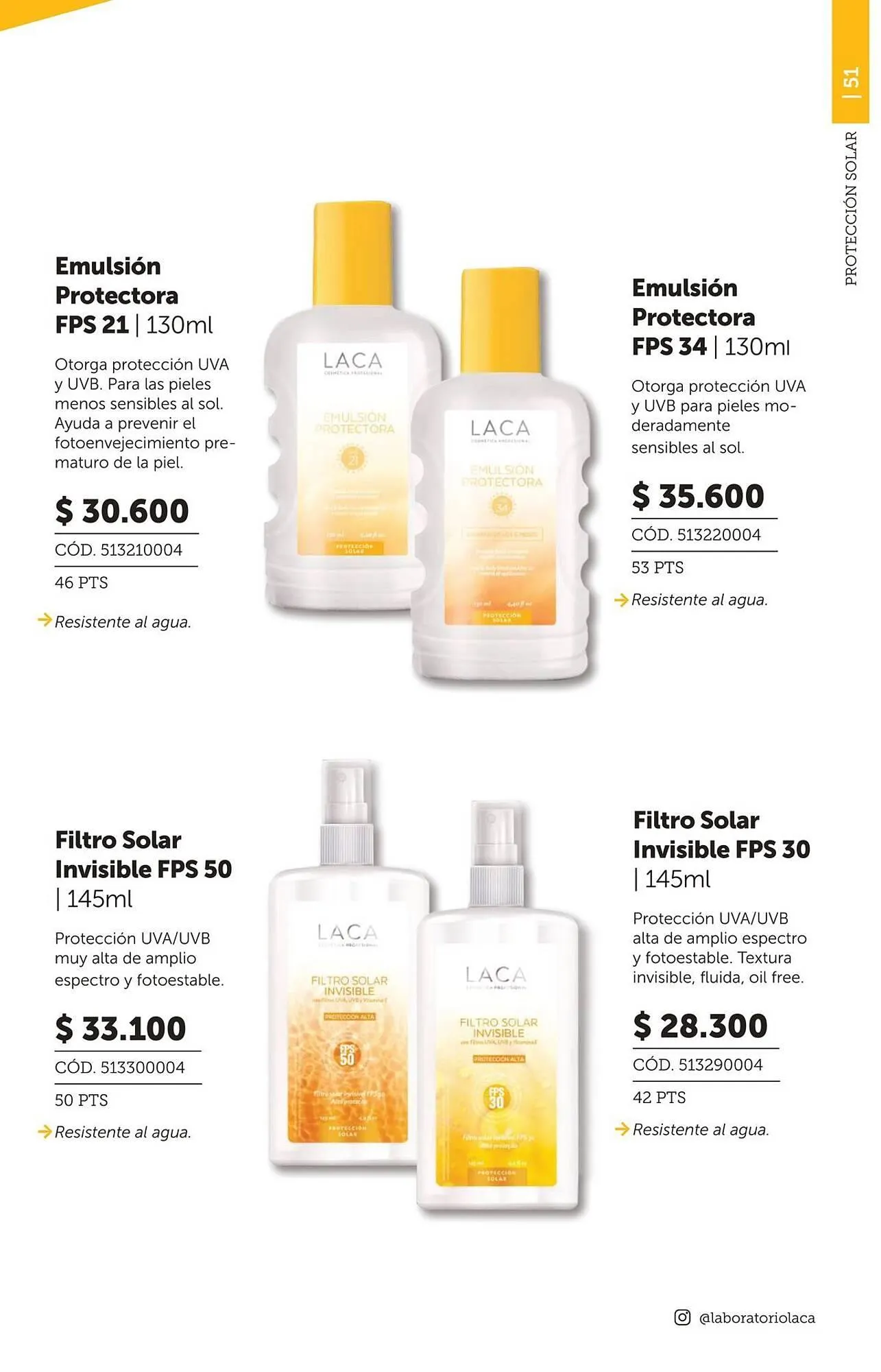 Ofertas de Catálogo Laboratorio LACA 8 de mayo al 31 de mayo 2025 - Página 51 del catálogo