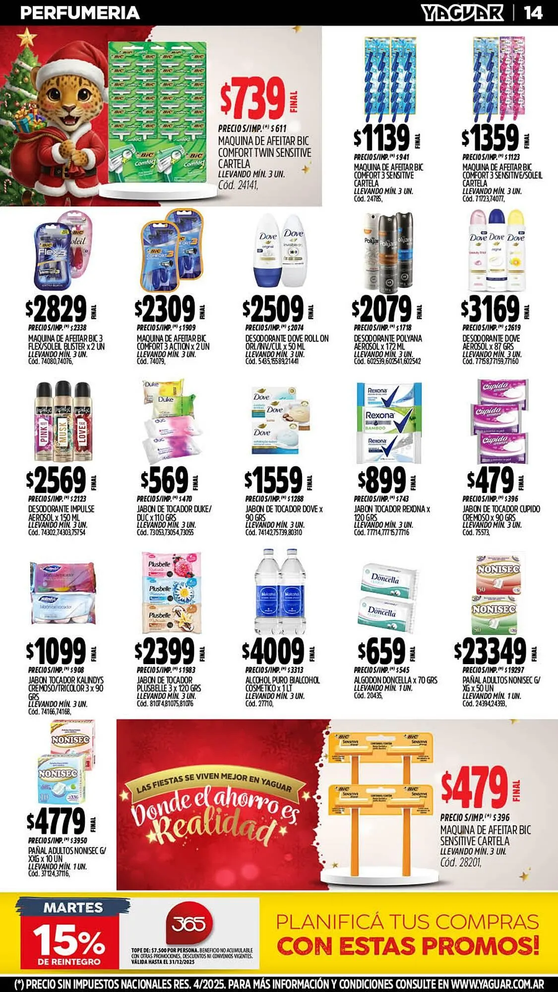 Ofertas de Catálogo Supermercados Yaguar 31 de diciembre al 4 de enero 2026 - Página 15 del catálogo