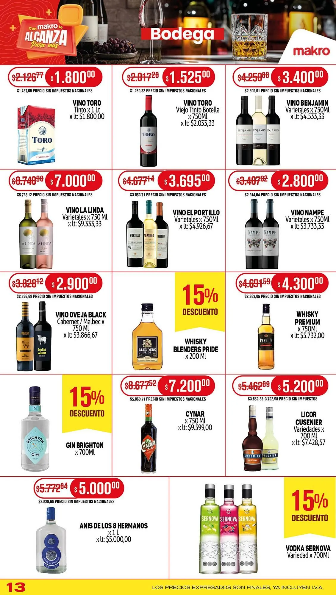 Ofertas de Catálogo Makro 5 de junio al 12 de junio 2025 - Página 13 del catálogo