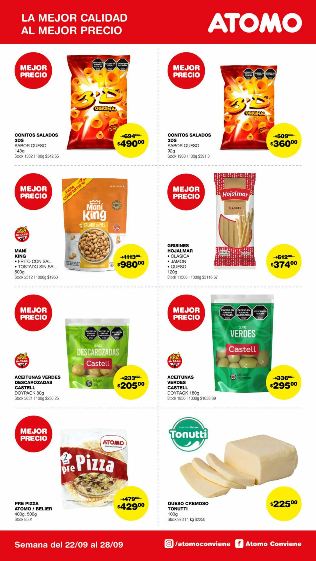 Ofertas de ATOMO Conviene 22 de septiembre al 28 de septiembre 2024 - Página 10 del catálogo