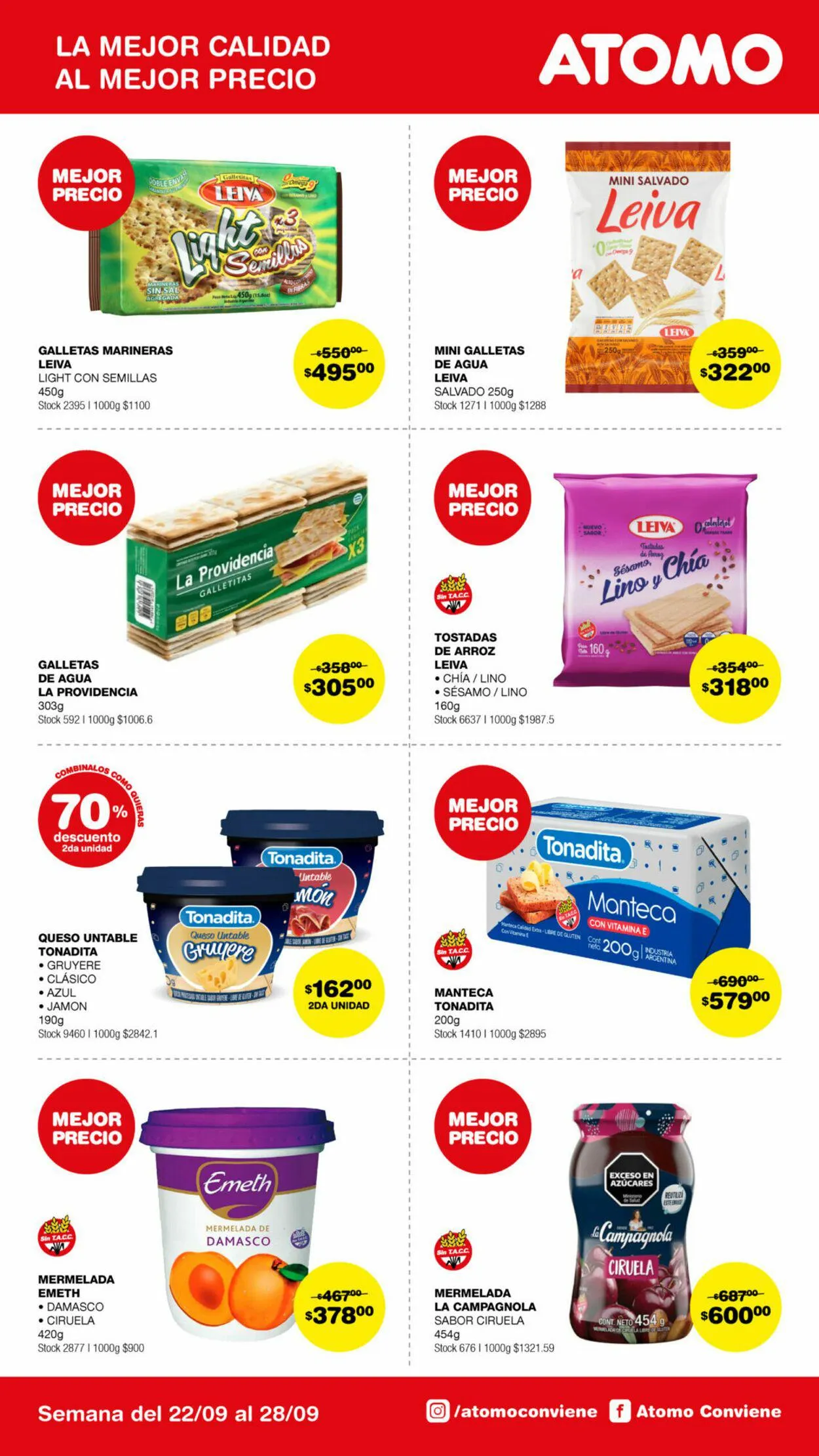 Ofertas de ATOMO Conviene 22 de septiembre al 28 de septiembre 2024 - Página 4 del catálogo