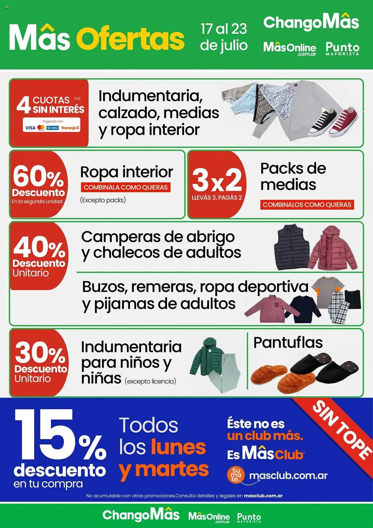 Ofertas de Catálogo Changomas 17 de julio al 24 de julio 2025 - Página 12 del catálogo