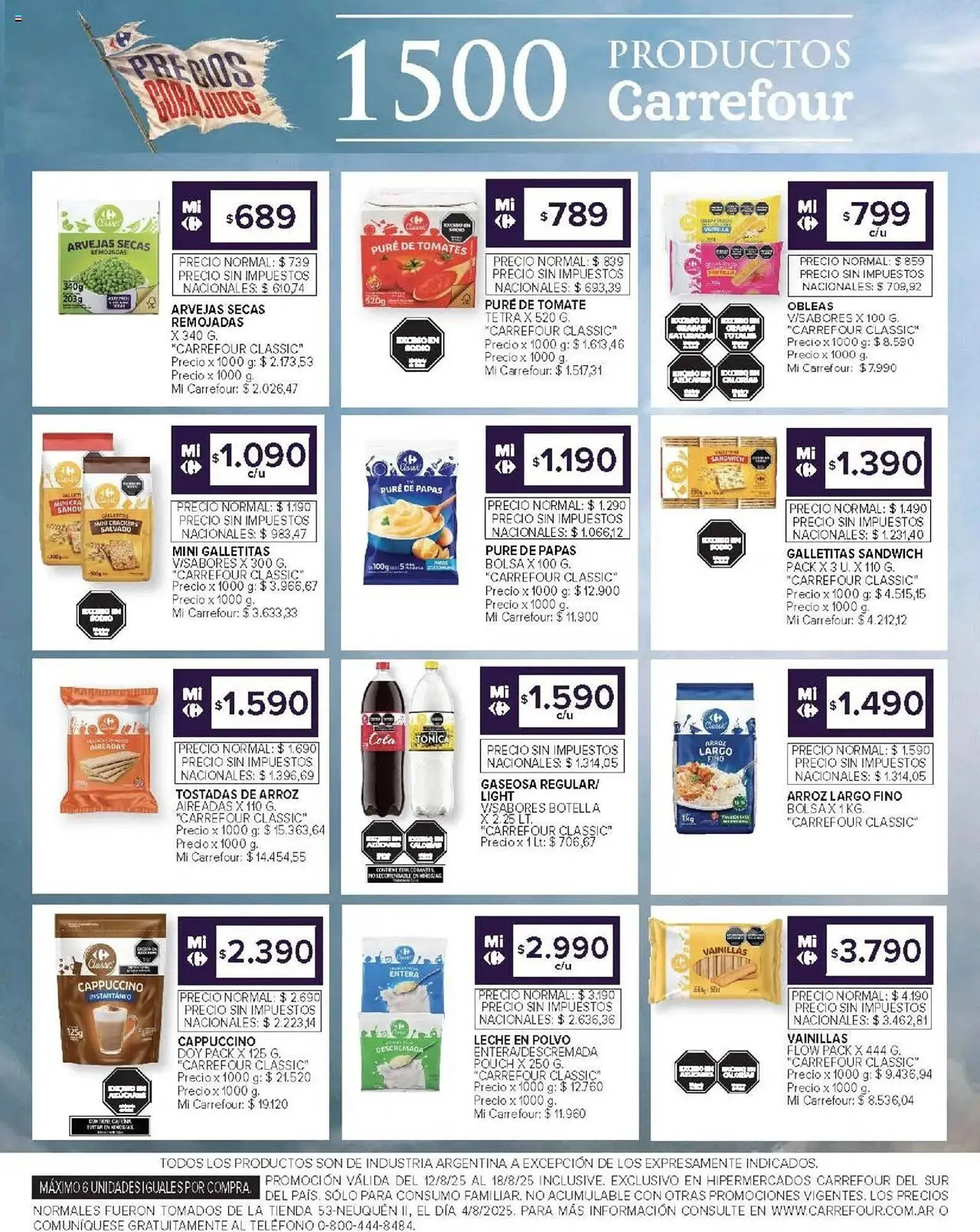 Ofertas de Catálogo Carrefour 12 de agosto al 19 de agosto 2025 - Página 13 del catálogo