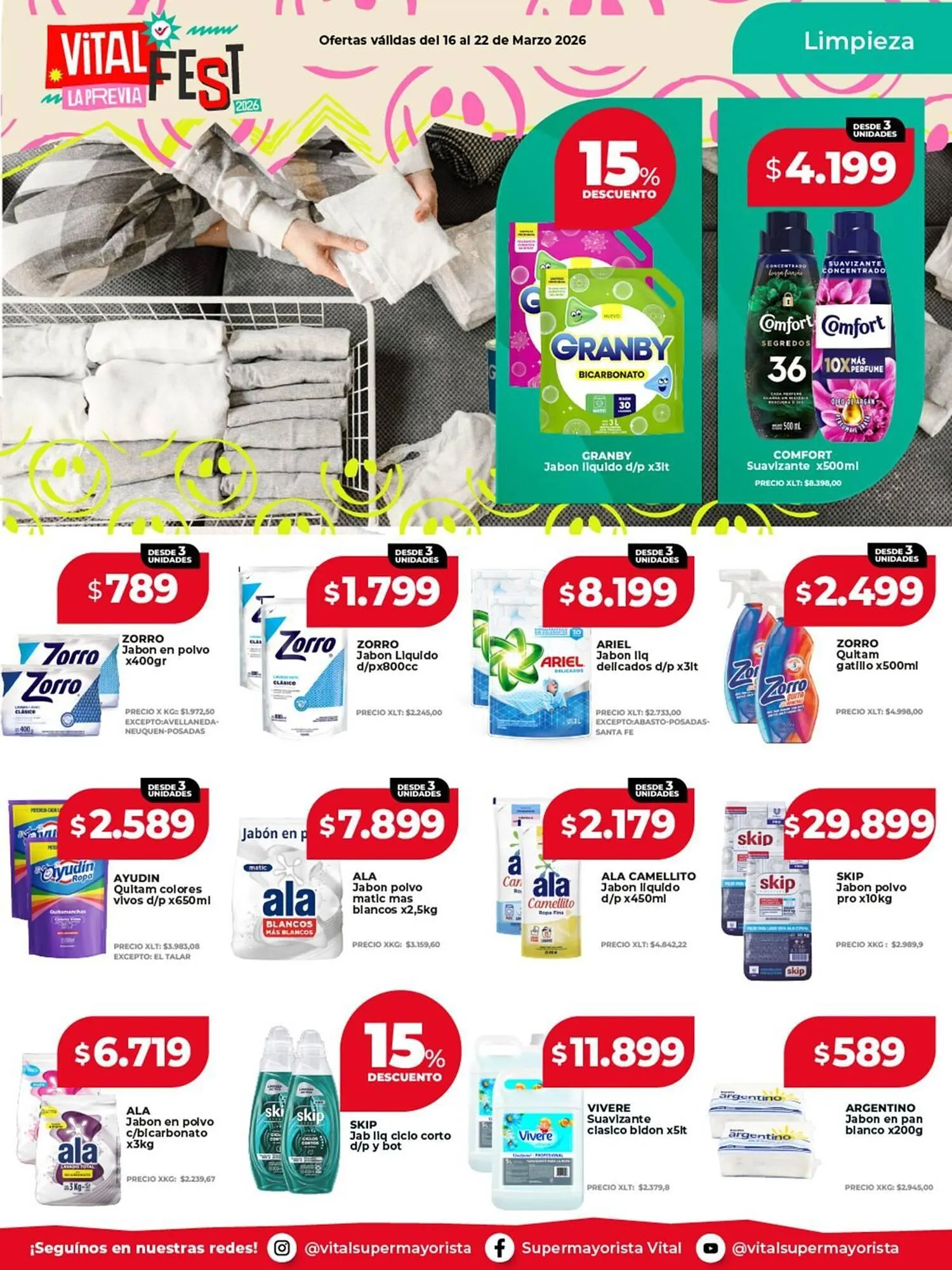 Ofertas de Catálogo Supermayorista Vital 16 de marzo al 22 de marzo 2026 - Página 8 del catálogo