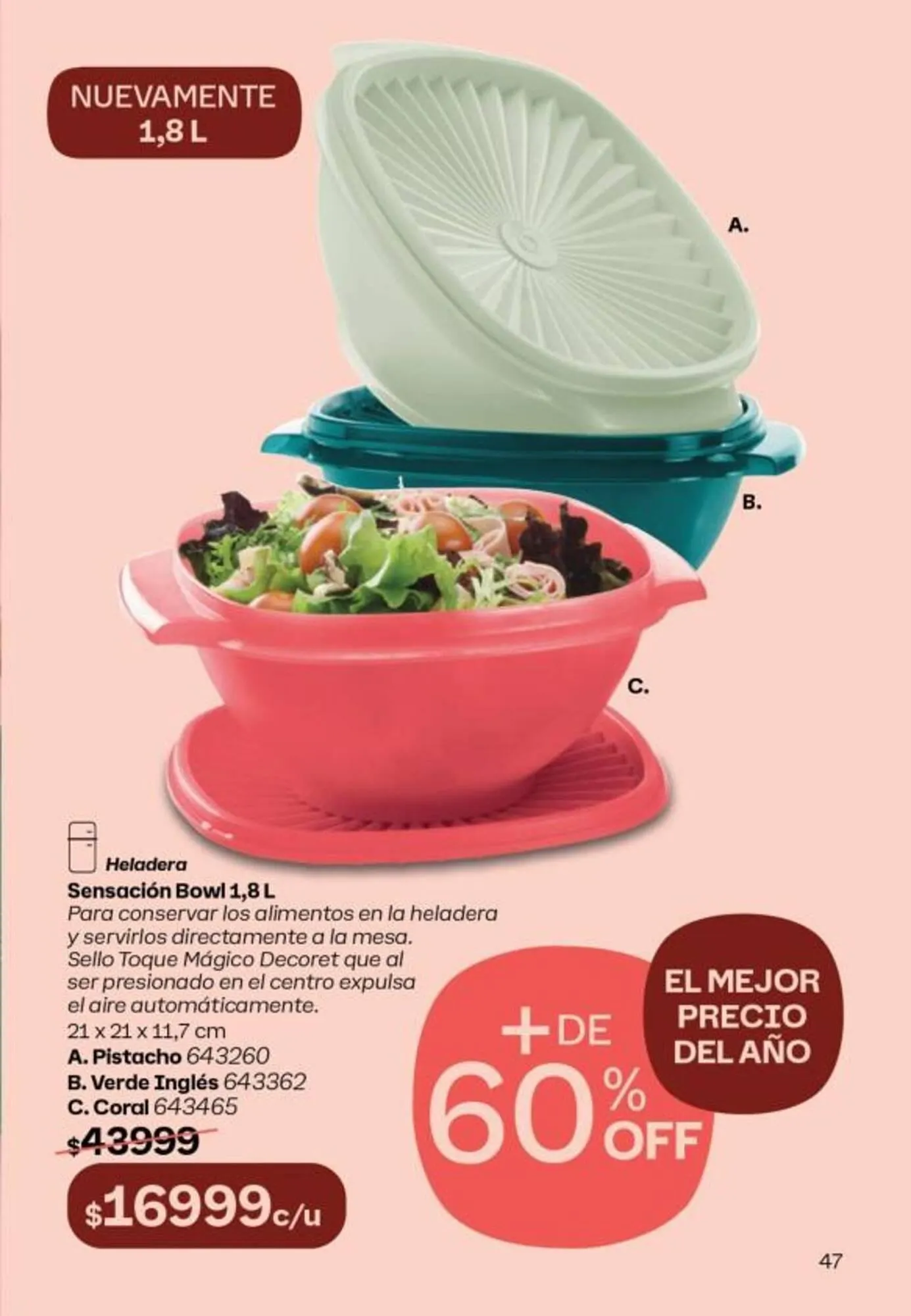 Ofertas de Catálogo Tupperware 15 de abril al 30 de abril 2025 - Página 48 del catálogo