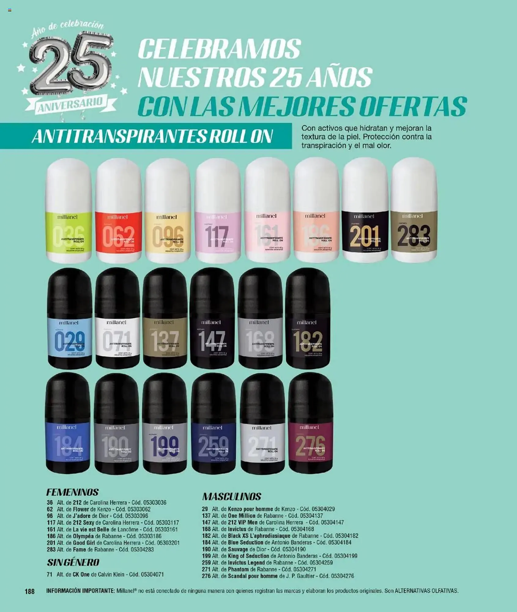 Ofertas de Catálogo Millanel Cosmética 31 de marzo al 27 de abril 2025 - Página 188 del catálogo