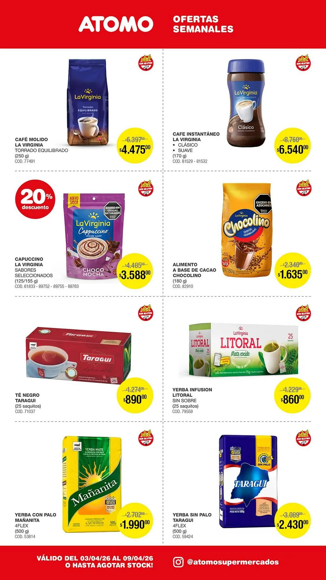 Ofertas de Catálogo Atomo Conviene 3 de abril al 9 de abril 2026 - Página 10 del catálogo