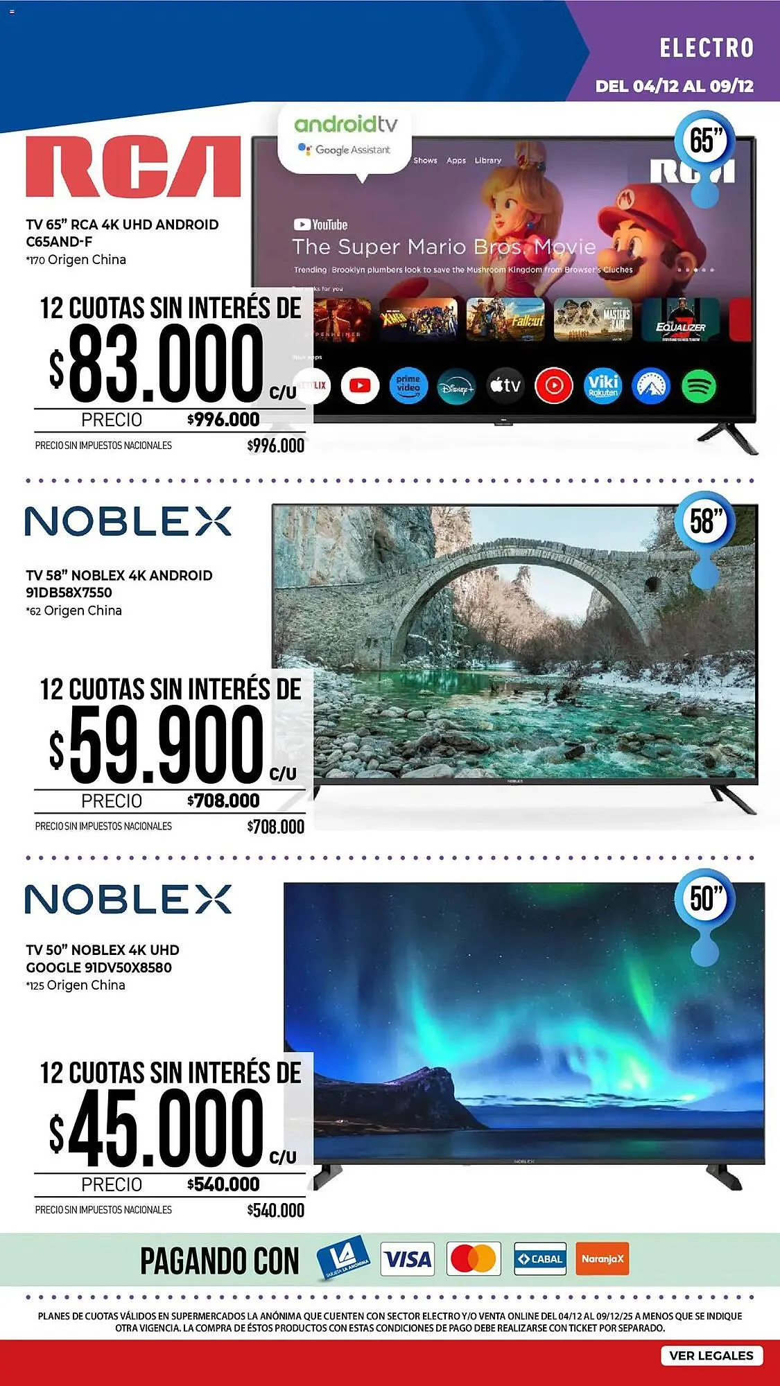 Ofertas de Catálogo La Anonima 4 de diciembre al 15 de diciembre 2025 - Página 41 del catálogo