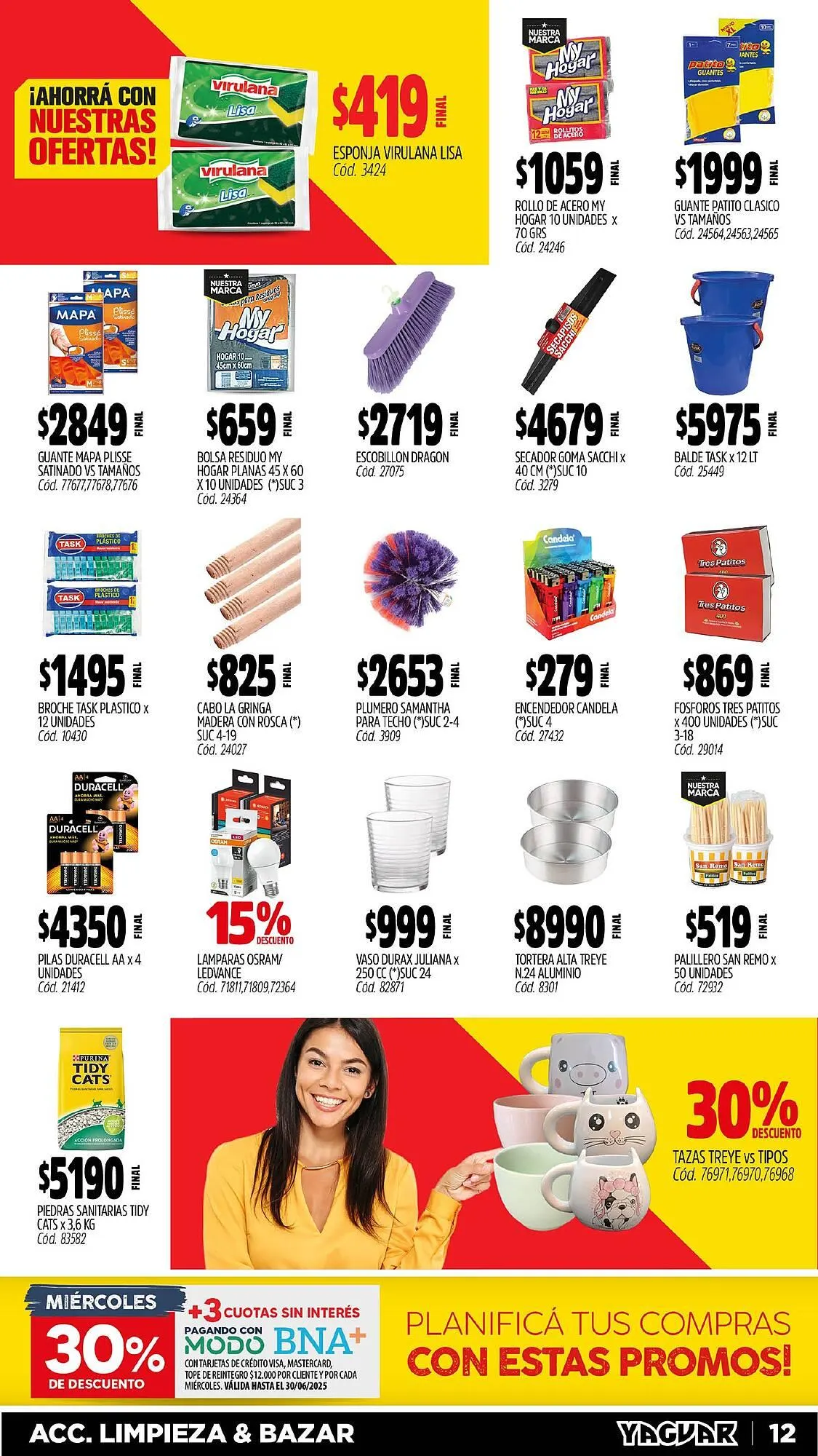 Ofertas de Catálogo Supermercados Yaguar 31 de marzo al 6 de abril 2025 - Página 12 del catálogo