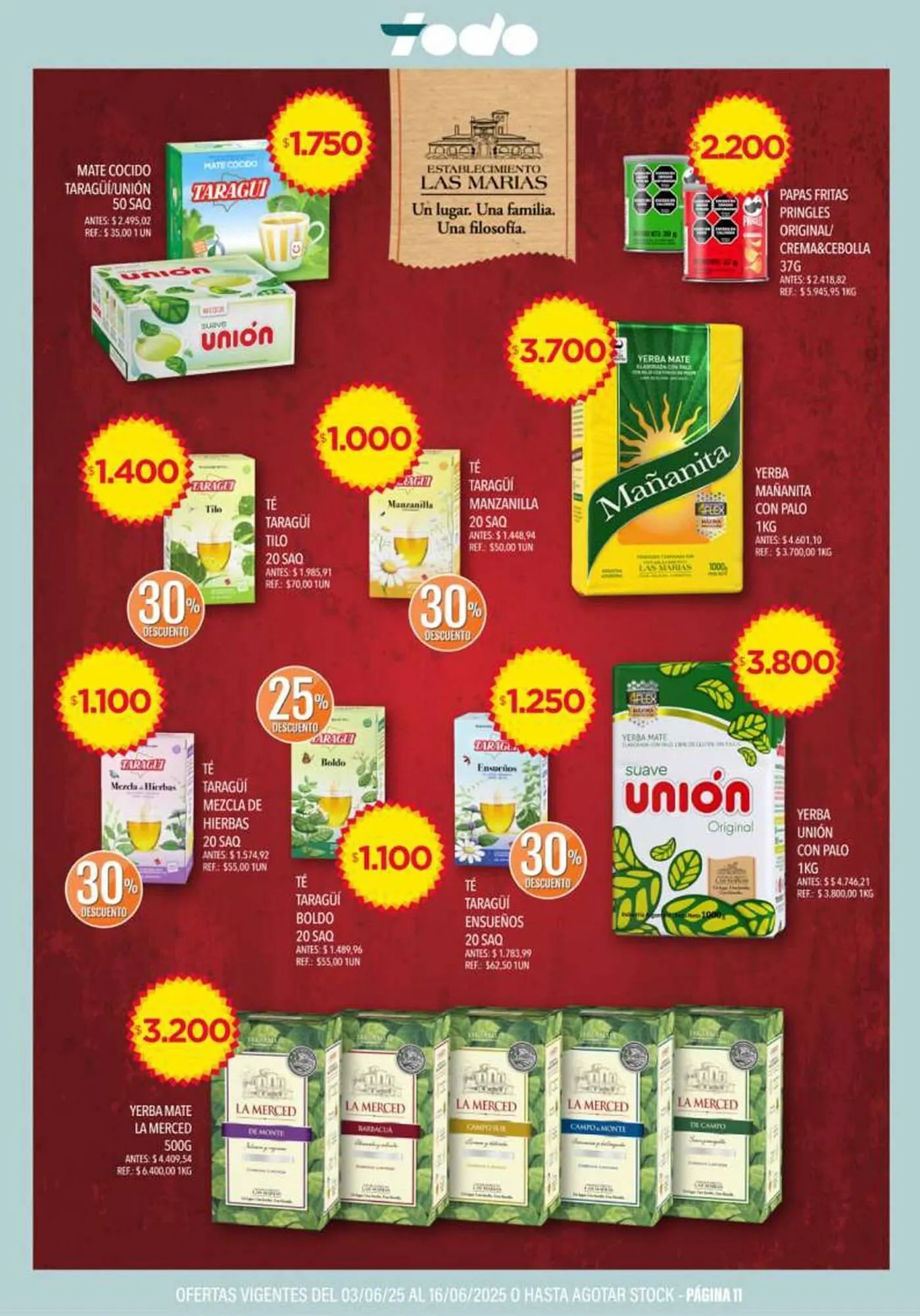 Ofertas de Catálogo Supermercados Todo 4 de junio al 16 de junio 2025 - Página 11 del catálogo