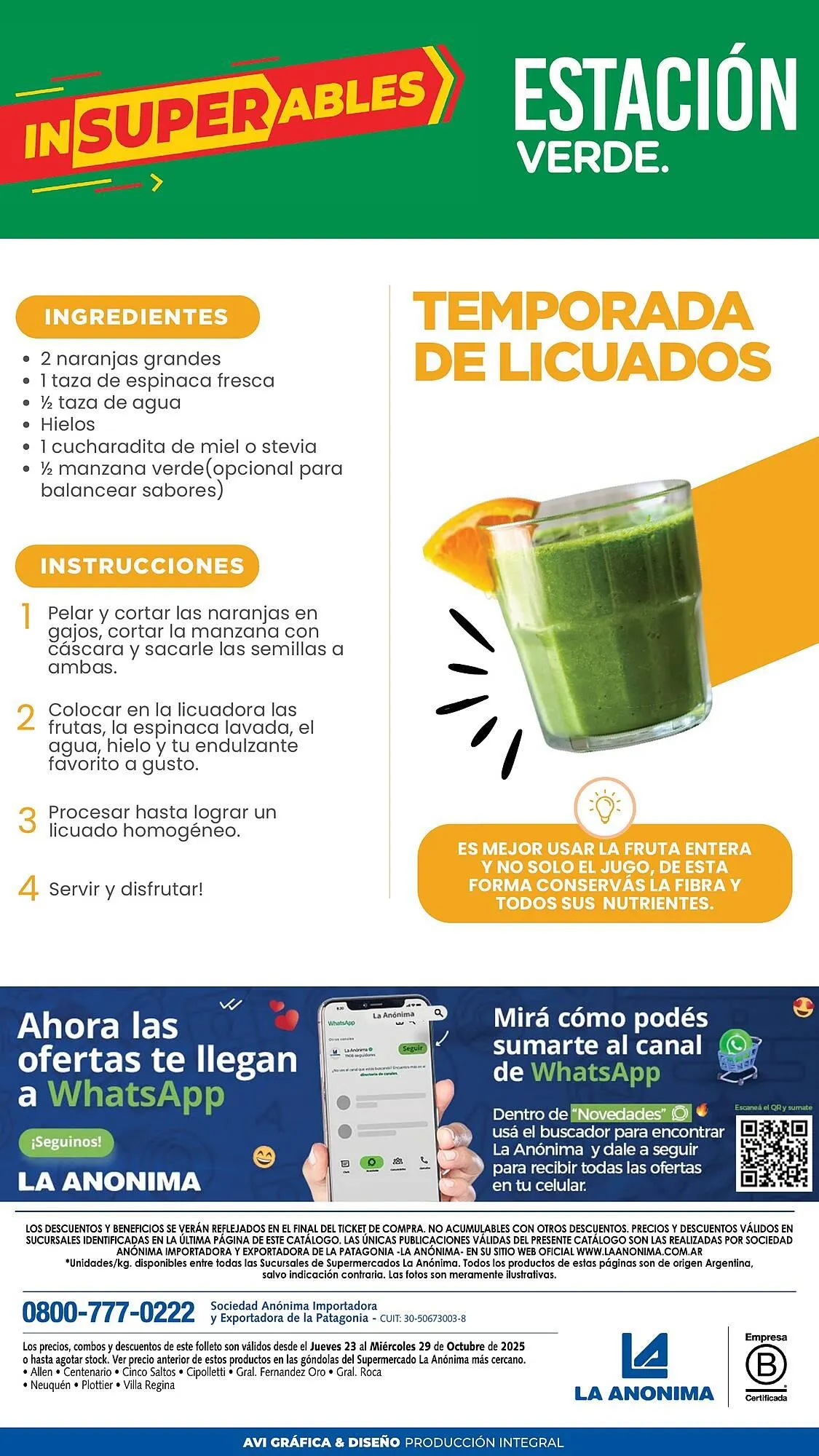 Ofertas de Catálogo La Anonima 23 de octubre al 29 de octubre 2025 - Página 7 del catálogo