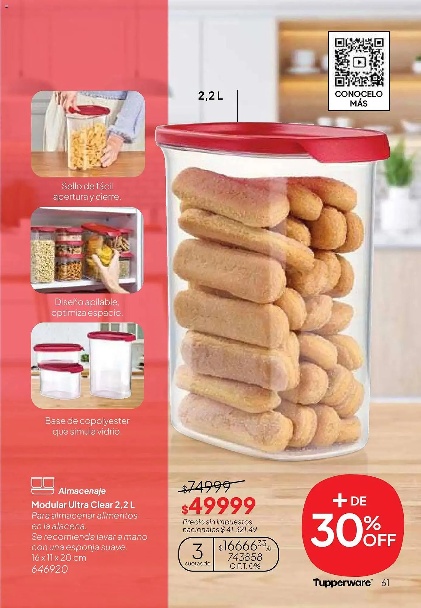 Ofertas de Folleto Tupperware 9 de marzo al 31 de marzo 2026 - Página 62 del catálogo