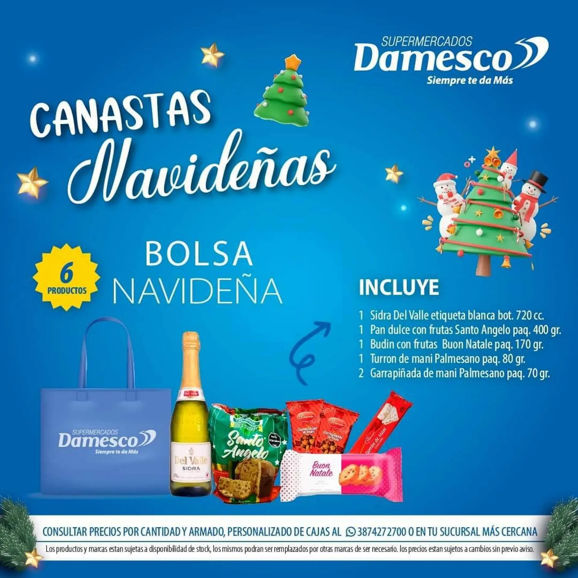 Ofertas de Catálogo Supermercados Damesco 4 de diciembre al 24 de diciembre 2023 - Página 1 del catálogo