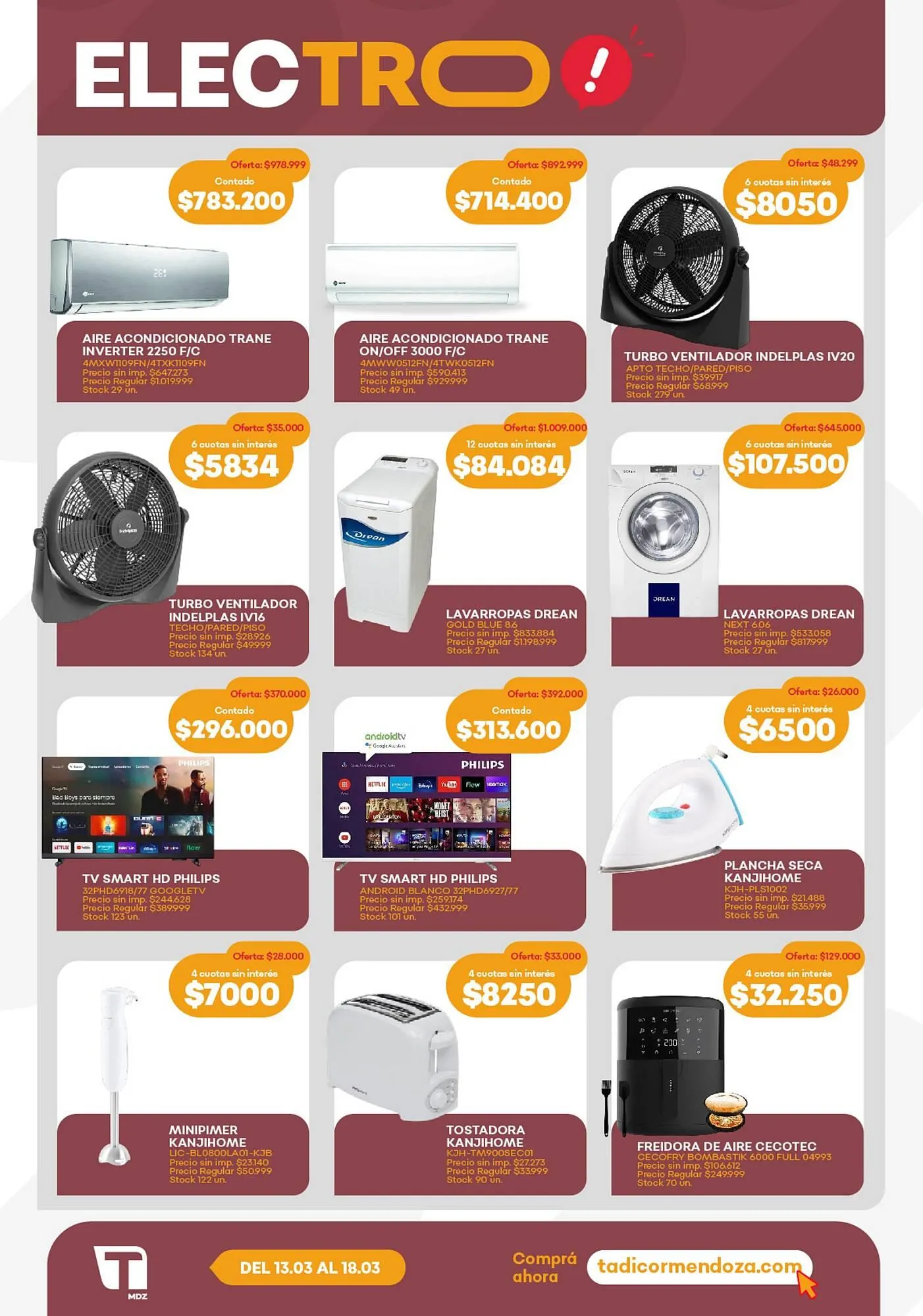 Ofertas de Catálogo Supermercados Tadicor 13 de marzo al 18 de marzo 2025 - Página 8 del catálogo