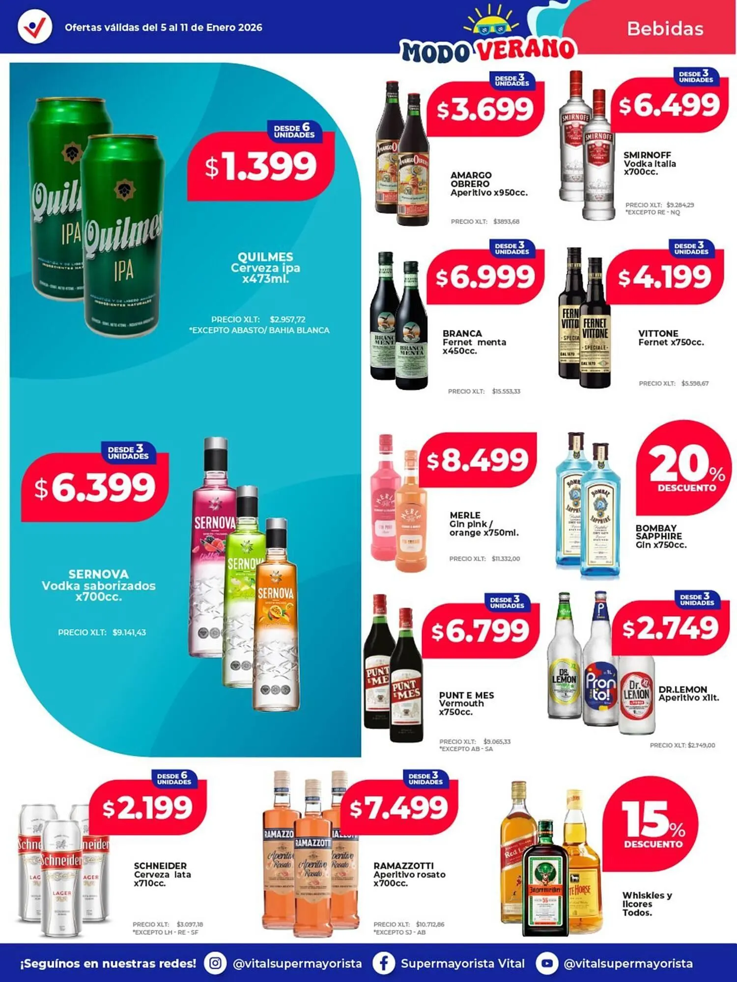 Ofertas de Catálogo Supermayorista Vital 1 de mayo al 1 de noviembre 2026 - Página 17 del catálogo