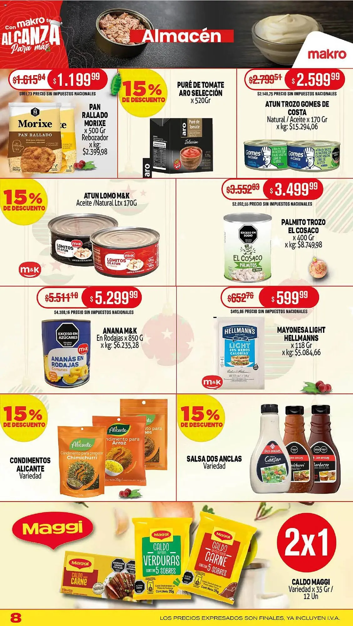 Ofertas de Catálogo Makro 18 de diciembre al 24 de diciembre 2025 - Página 8 del catálogo