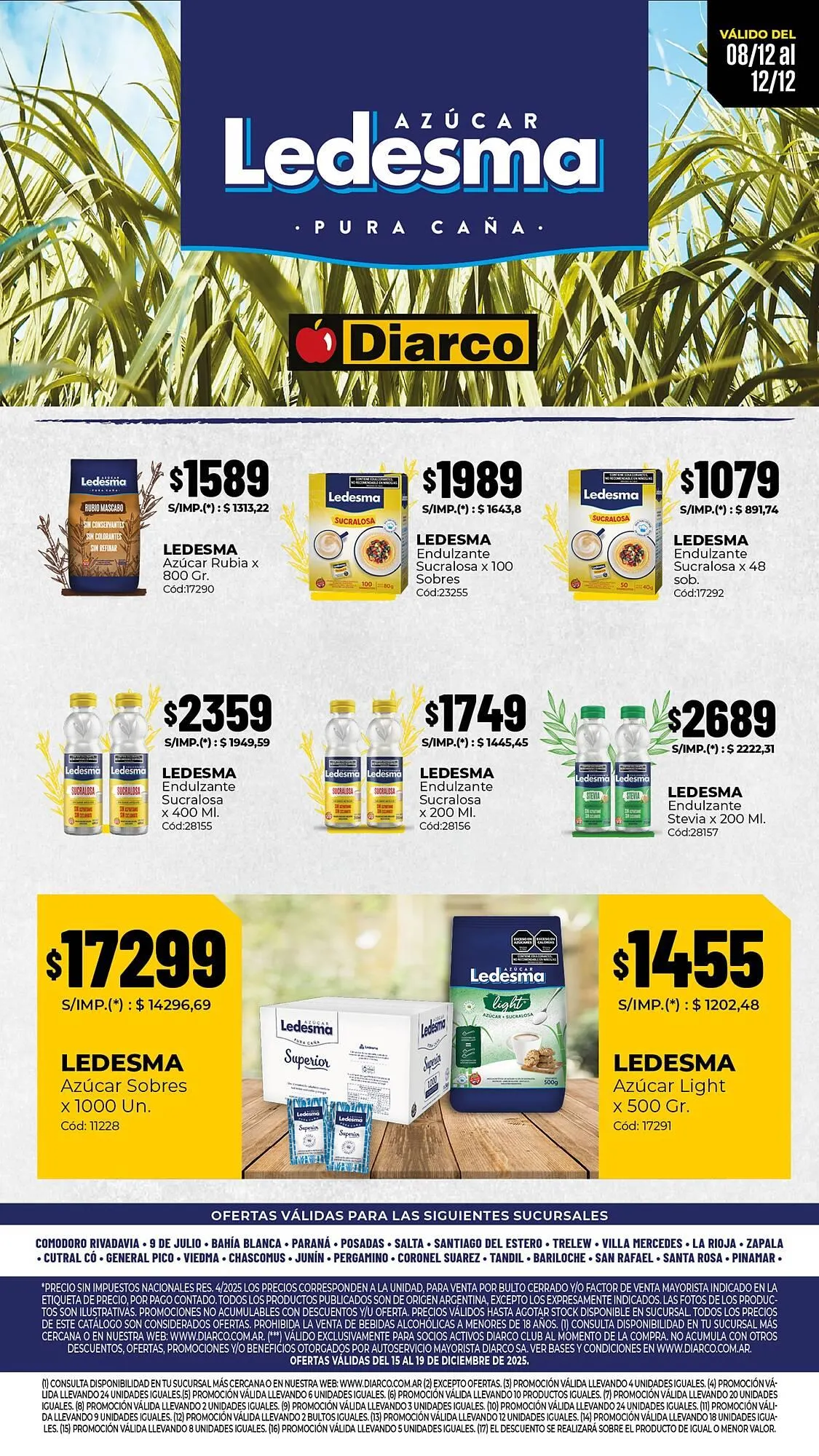 Ofertas de Catálogo Diarco 8 de diciembre al 12 de diciembre 2025 - Página 1 del catálogo