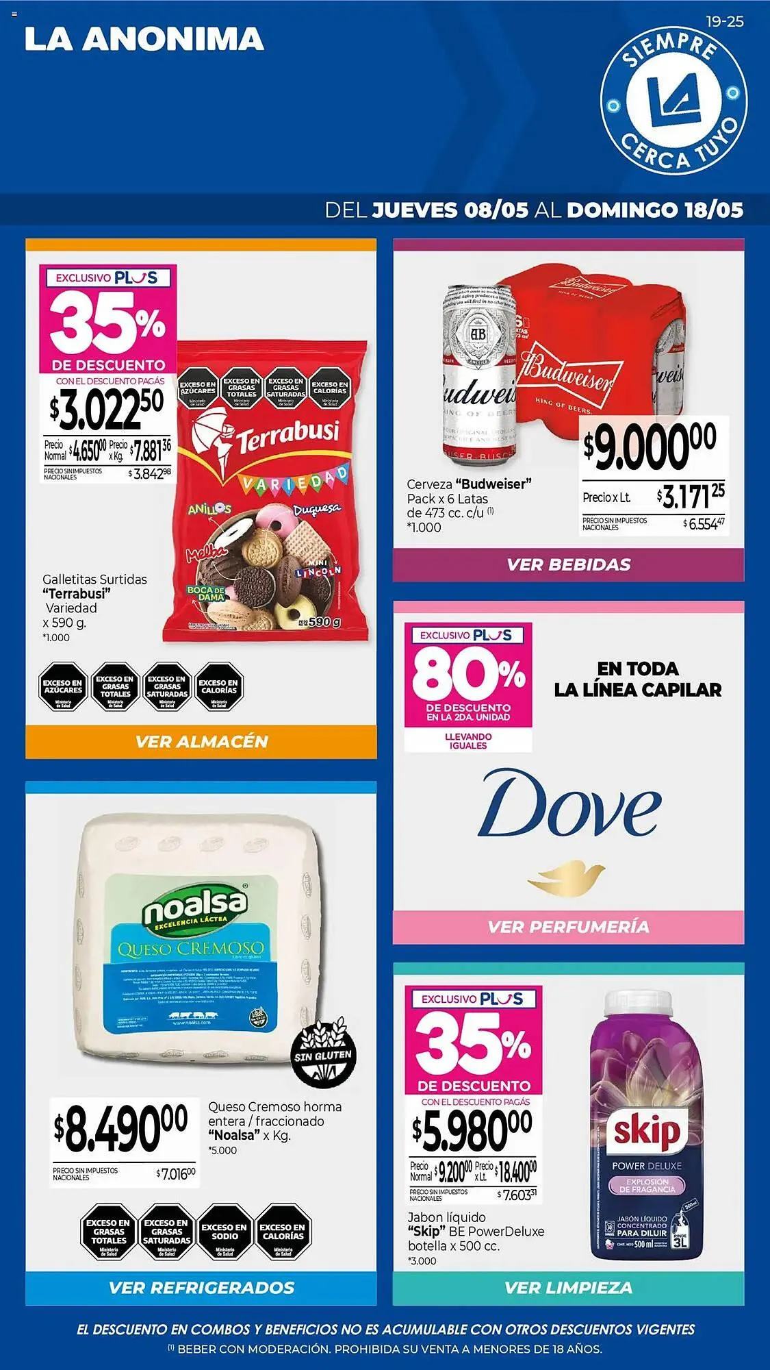 Ofertas de Catálogo La Anonima 8 de mayo al 18 de mayo 2025 - Página 1 del catálogo