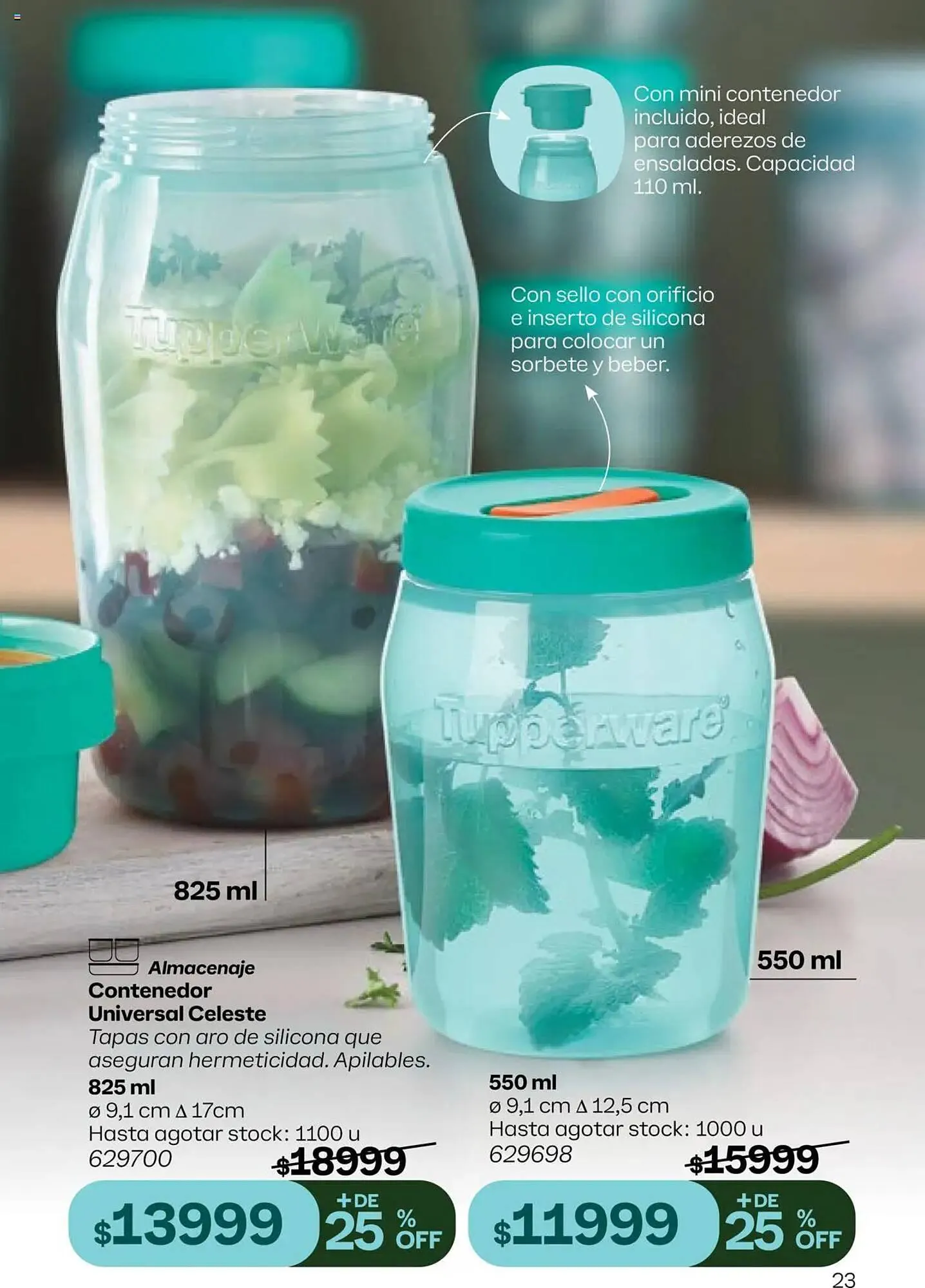 Ofertas de Catálogo Tupperware 9 de abril al 22 de abril 2025 - Página 23 del catálogo