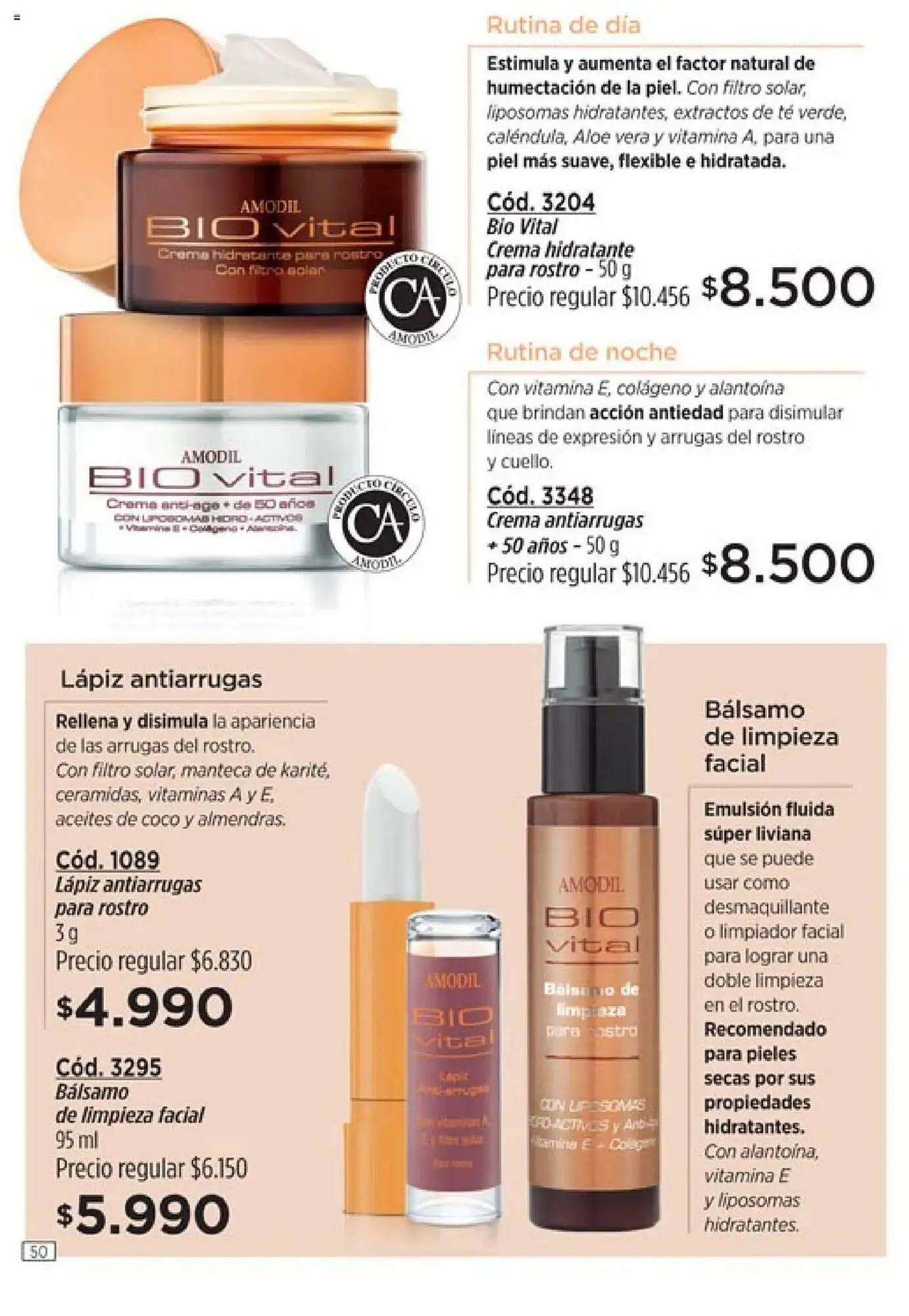 Ofertas de Catálogo Amodil 24 de marzo al 6 de abril 2025 - Página 50 del catálogo
