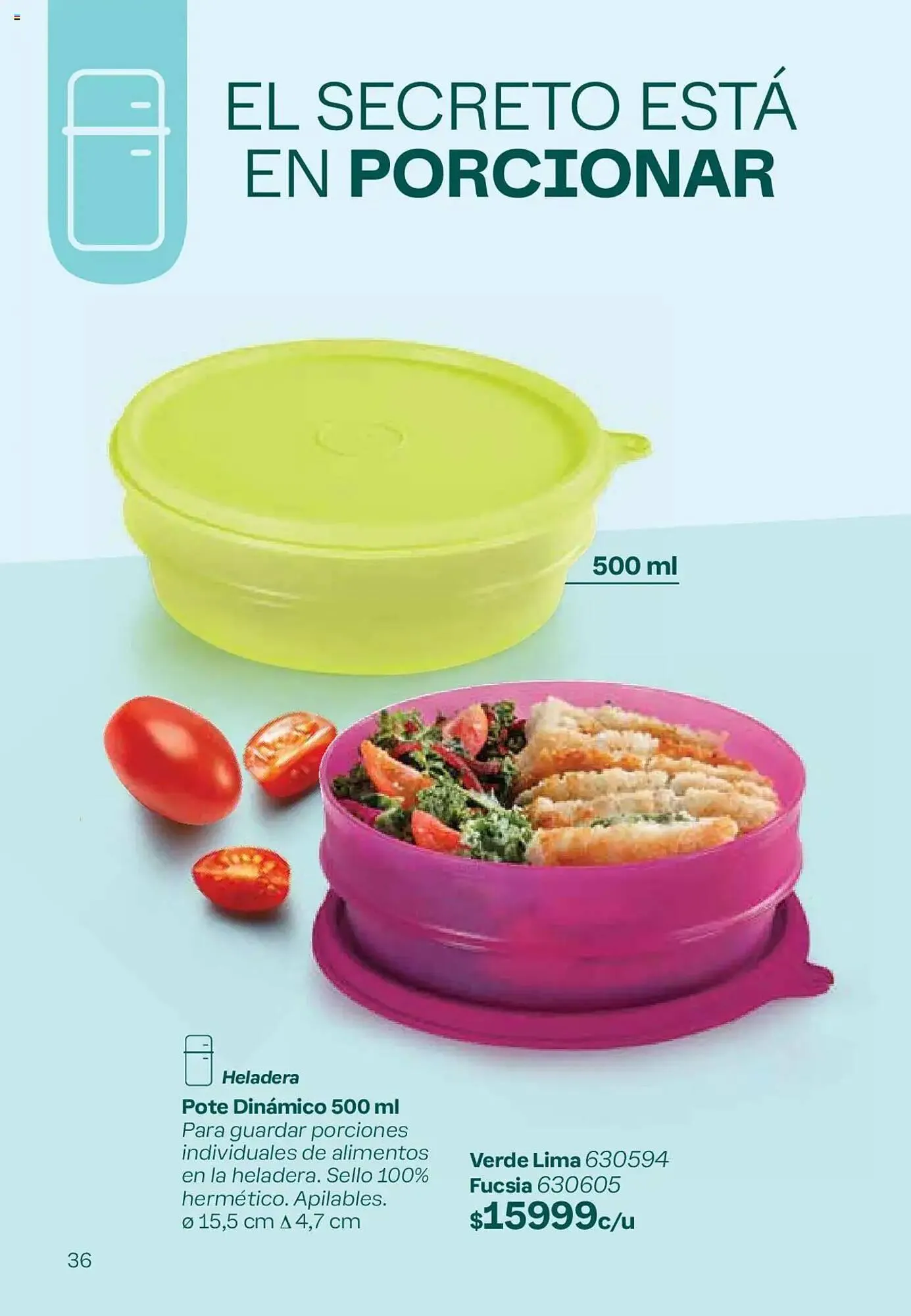 Ofertas de Catálogo Tupperware 29 de noviembre al 2 de diciembre 2024 - Página 36 del catálogo