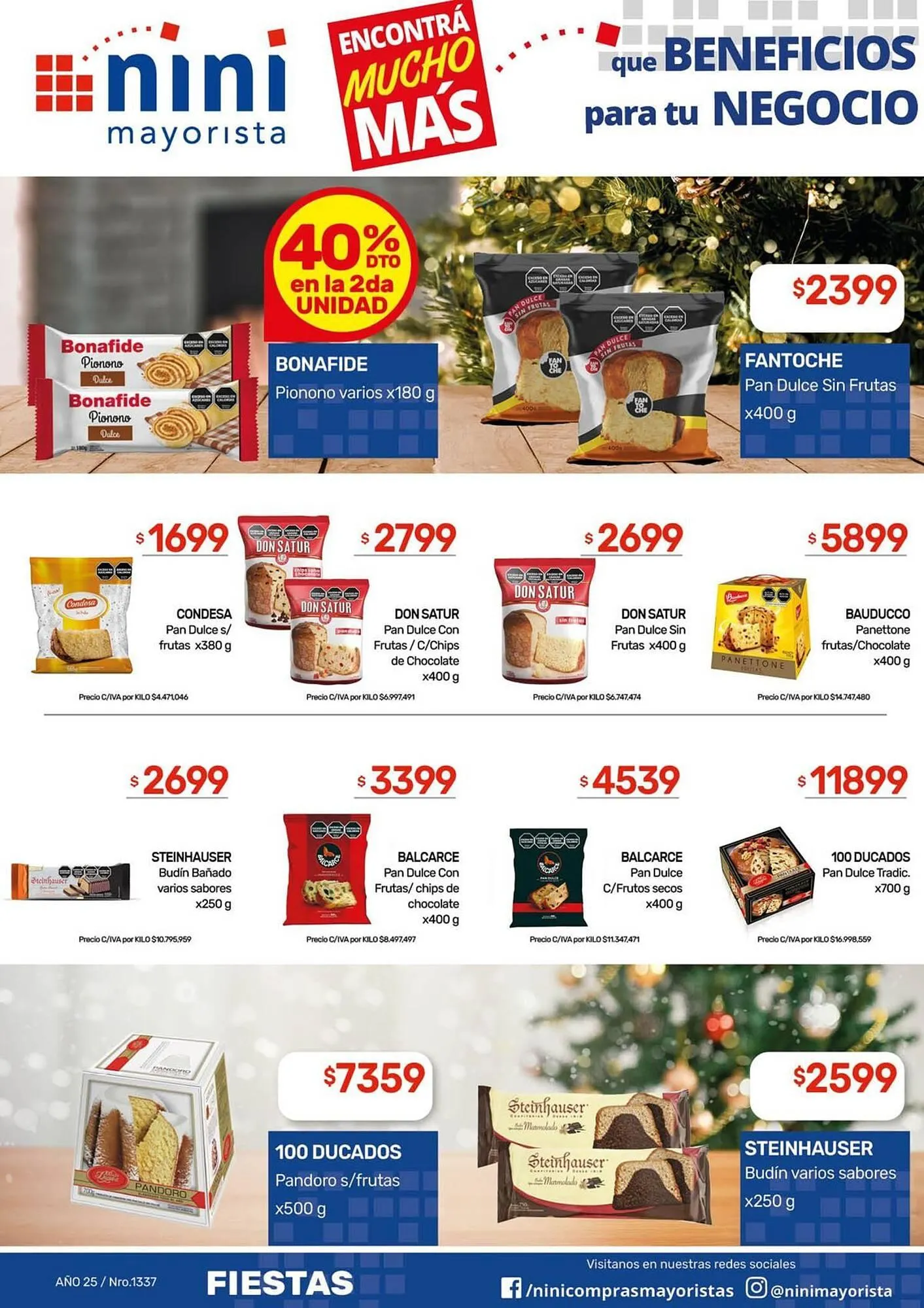 Ofertas de Catálogo Nini Mayorista 8 de diciembre al 14 de diciembre 2025 - Página 40 del catálogo