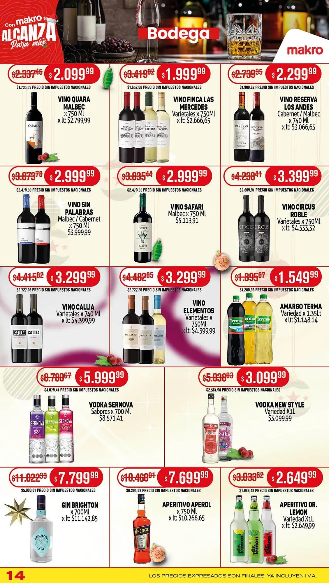 Ofertas de Catálogo Makro 4 de diciembre al 10 de diciembre 2025 - Página 14 del catálogo