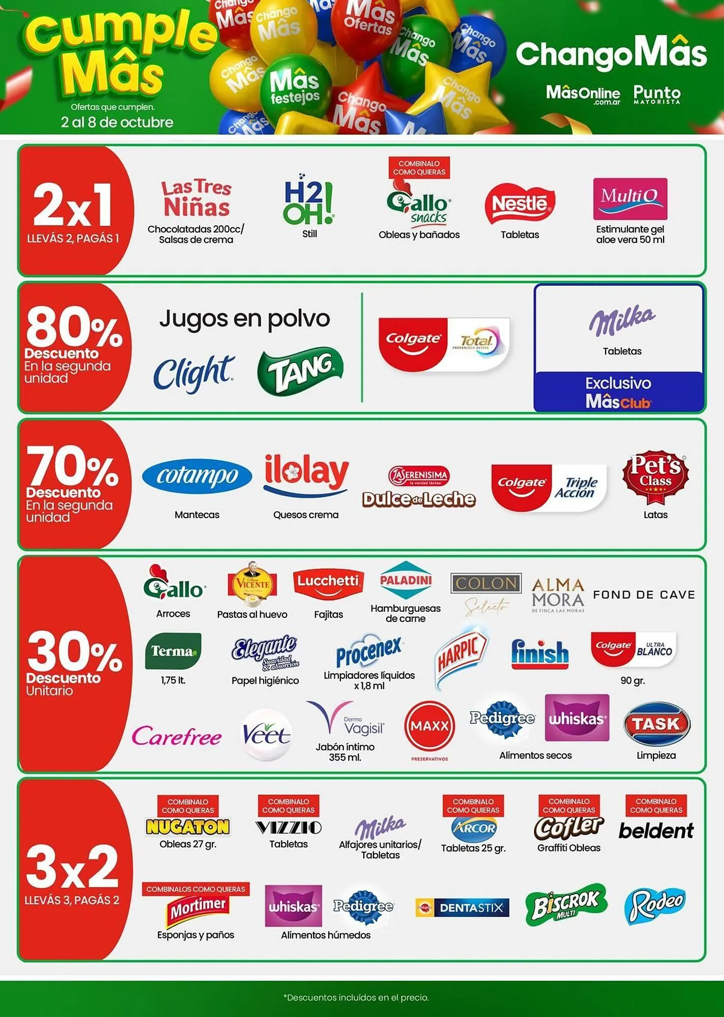 Ofertas de Catálogo Changomas 3 de octubre al 8 de octubre 2025 - Página 3 del catálogo