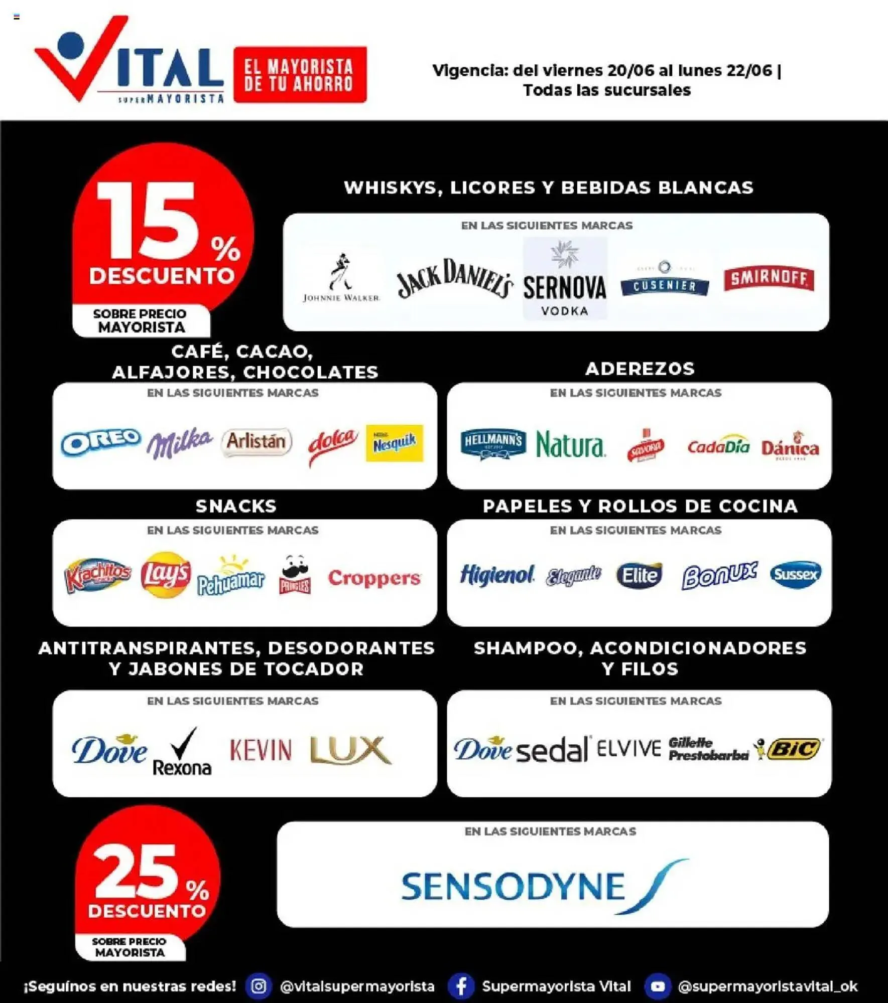 Ofertas de Catálogo Supermayorista Vital 20 de junio al 22 de junio 2025 - Página 6 del catálogo