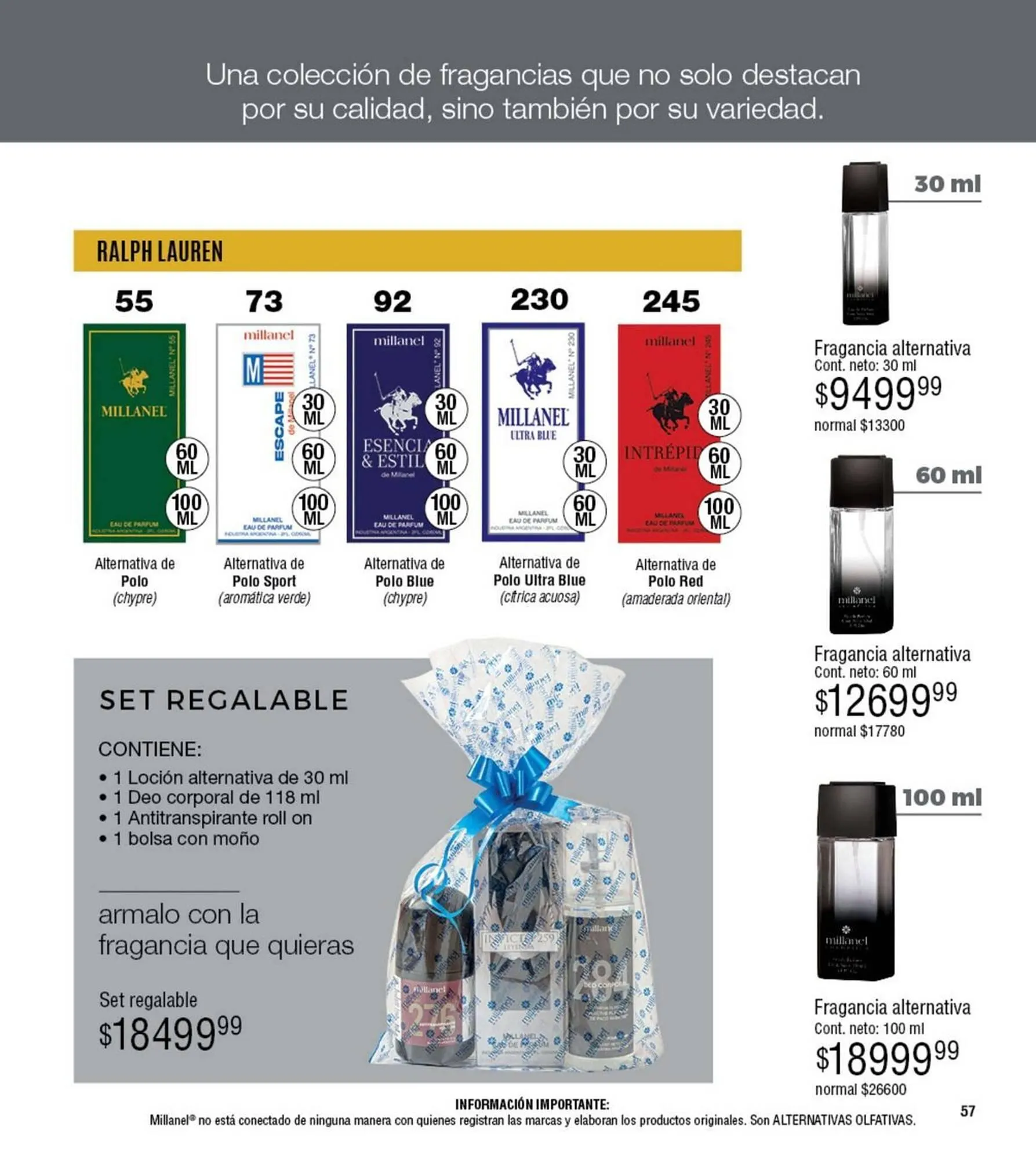 Ofertas de Catálogo Millanel Cosmética 3 de marzo al 30 de marzo 2025 - Página 57 del catálogo