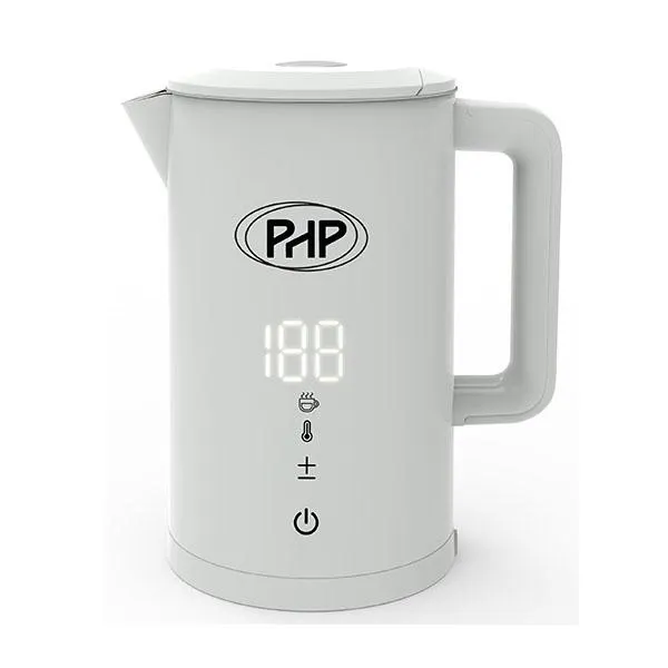 Pava Php D2215EA 1.5 Litros 2200W Electrica Blanca Display Led