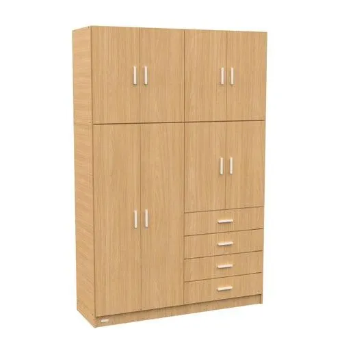 Placard ropero 8 puertas 4 cajones con baulera dakar malta Mosconi