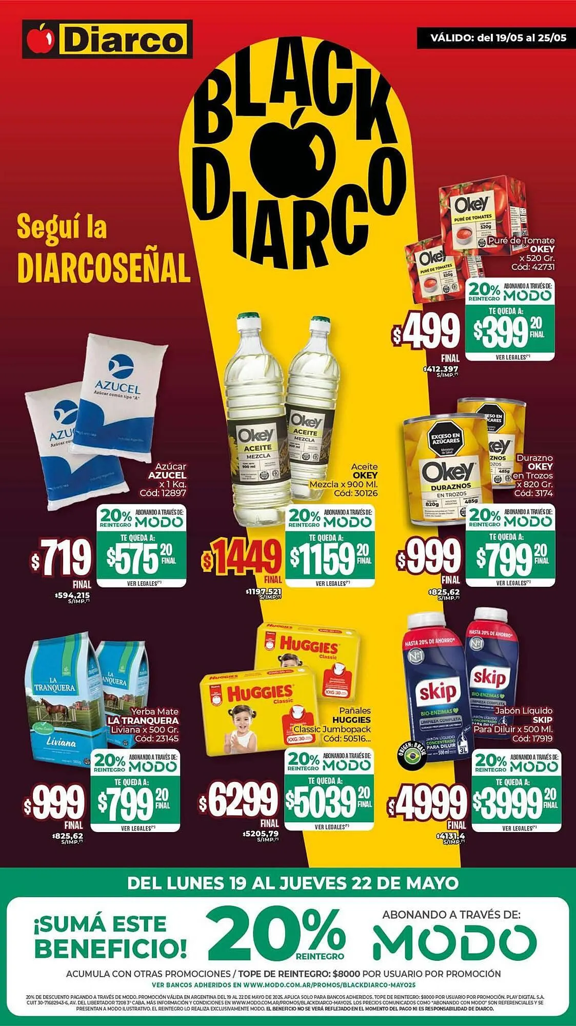 Ofertas de Catálogo Diarco 19 de mayo al 25 de mayo 2025 - Página 1 del catálogo