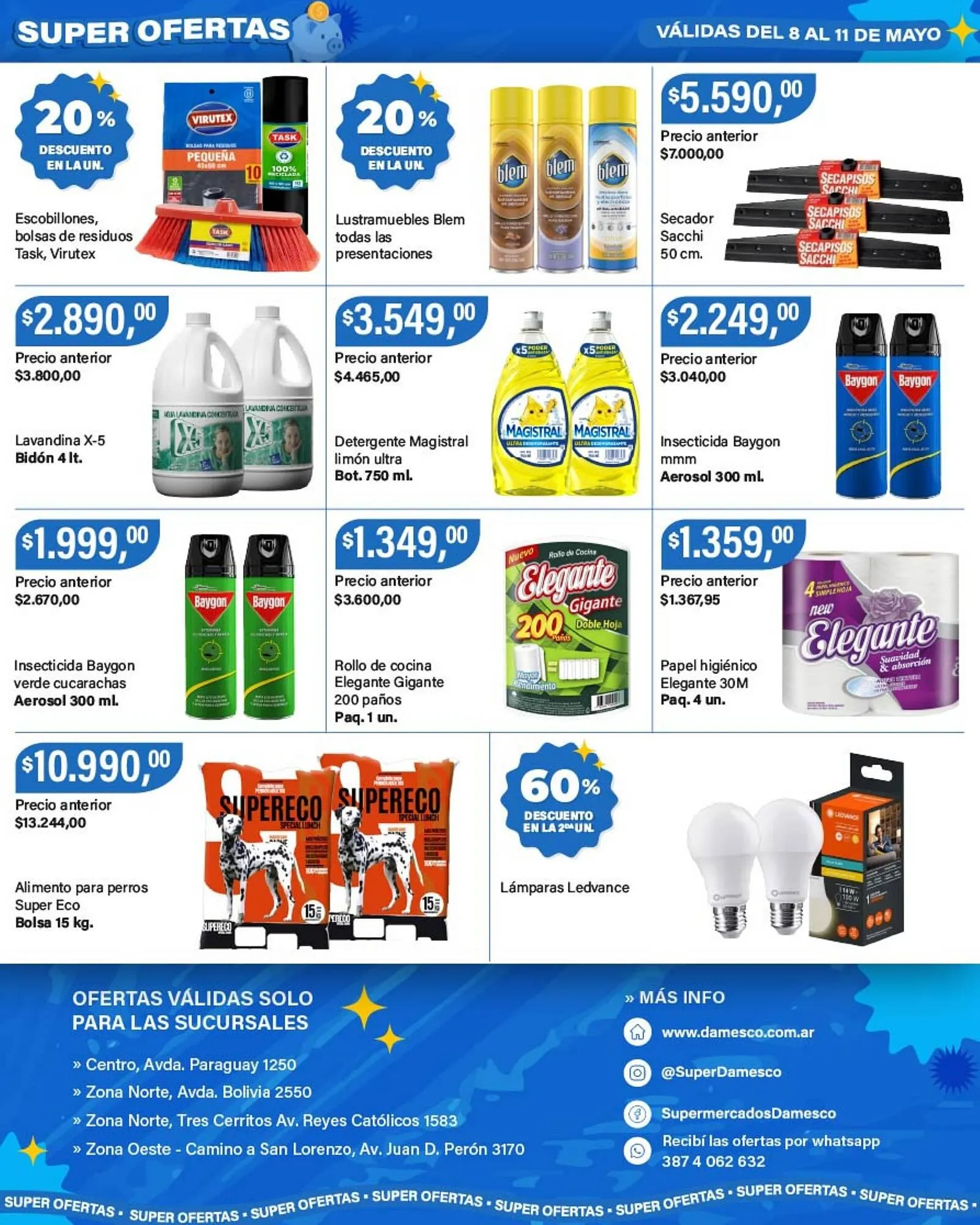 Ofertas de Catálogo Supermercados Damesco 8 de mayo al 11 de mayo 2025 - Página 8 del catálogo