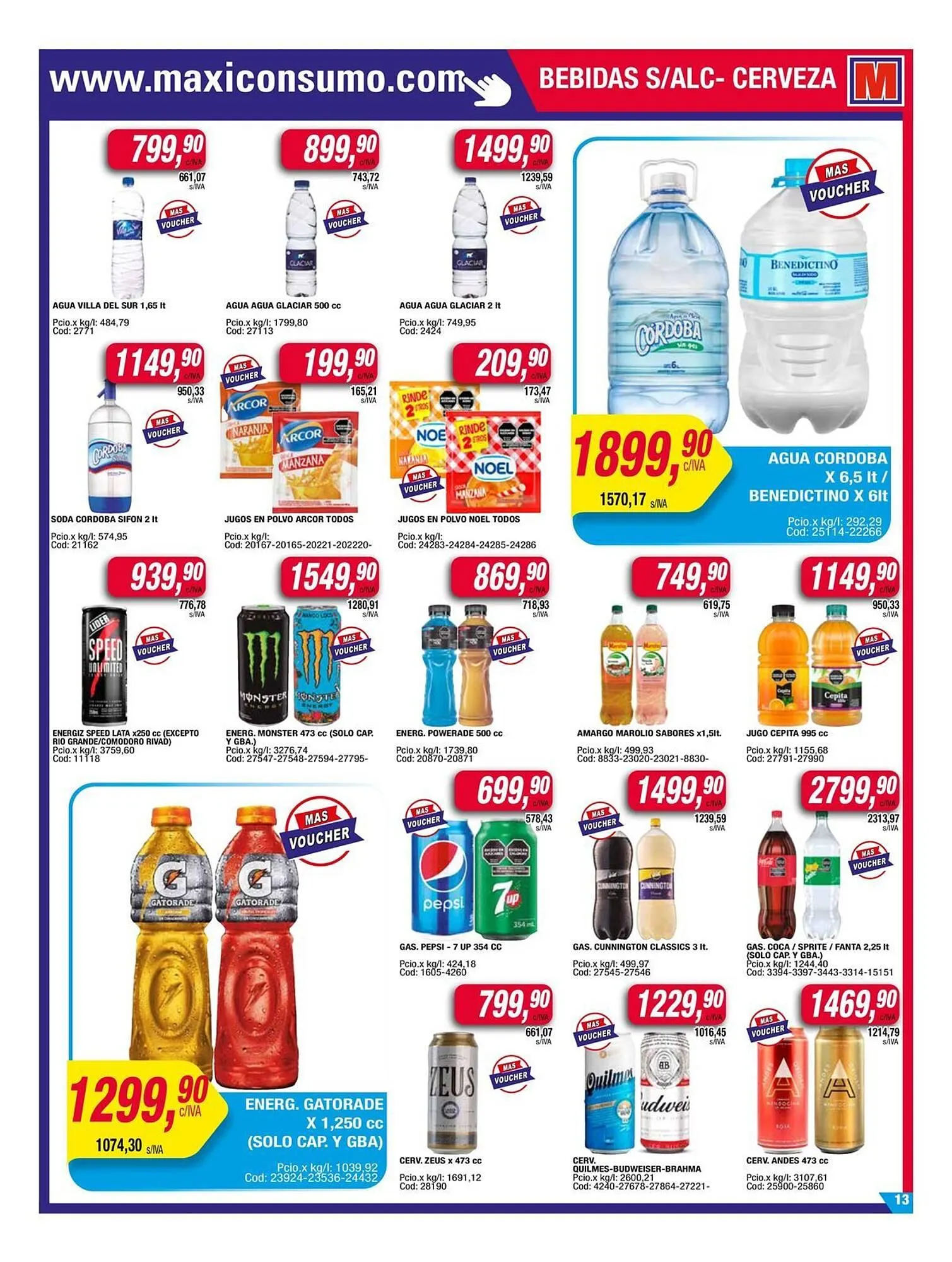 Ofertas de Catálogo Maxiconsumo 22 de octubre al 5 de noviembre 2024 - Página 13 del catálogo