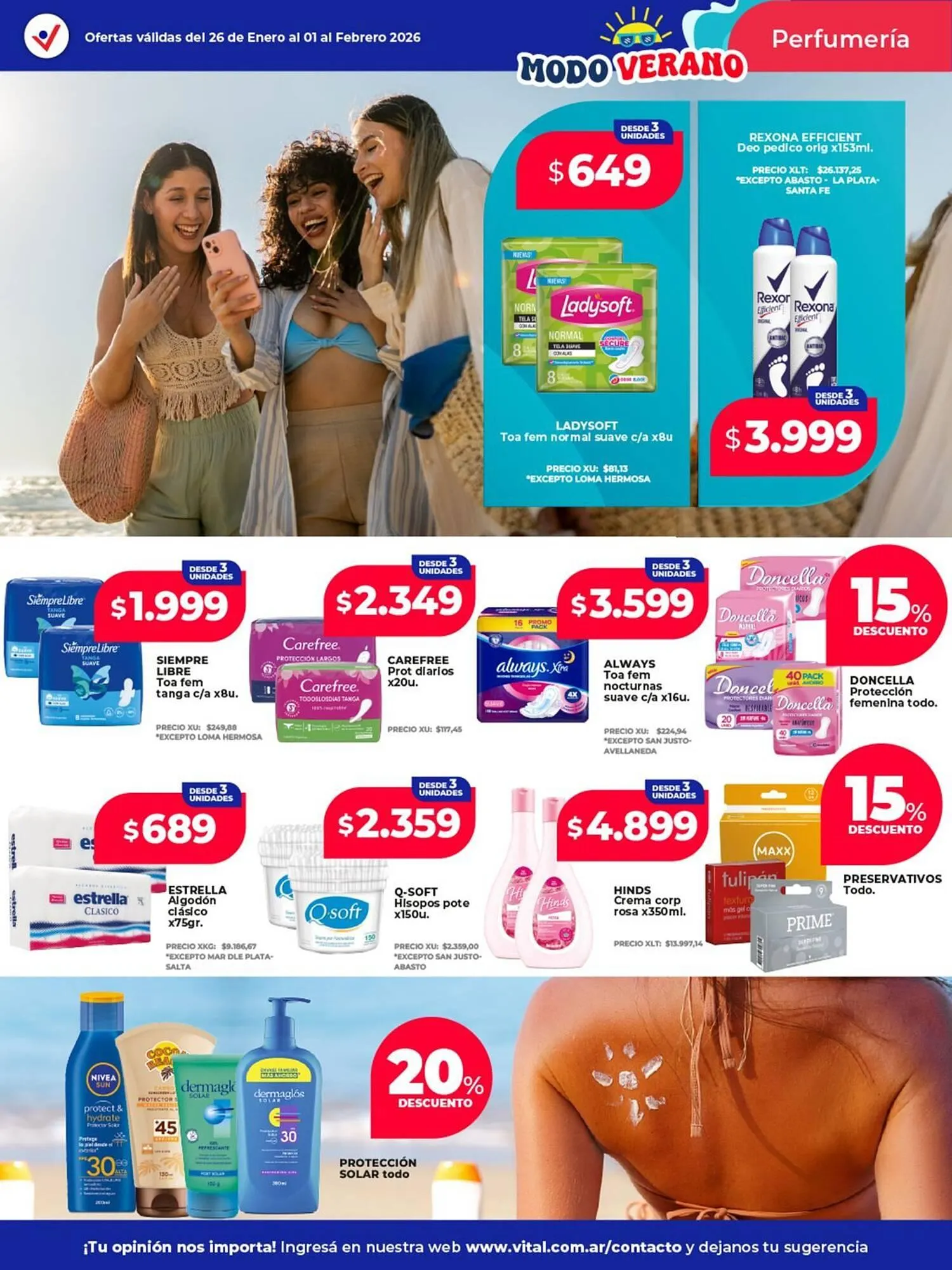Ofertas de Catálogo Supermayorista Vital 26 de enero al 1 de febrero 2026 - Página 4 del catálogo
