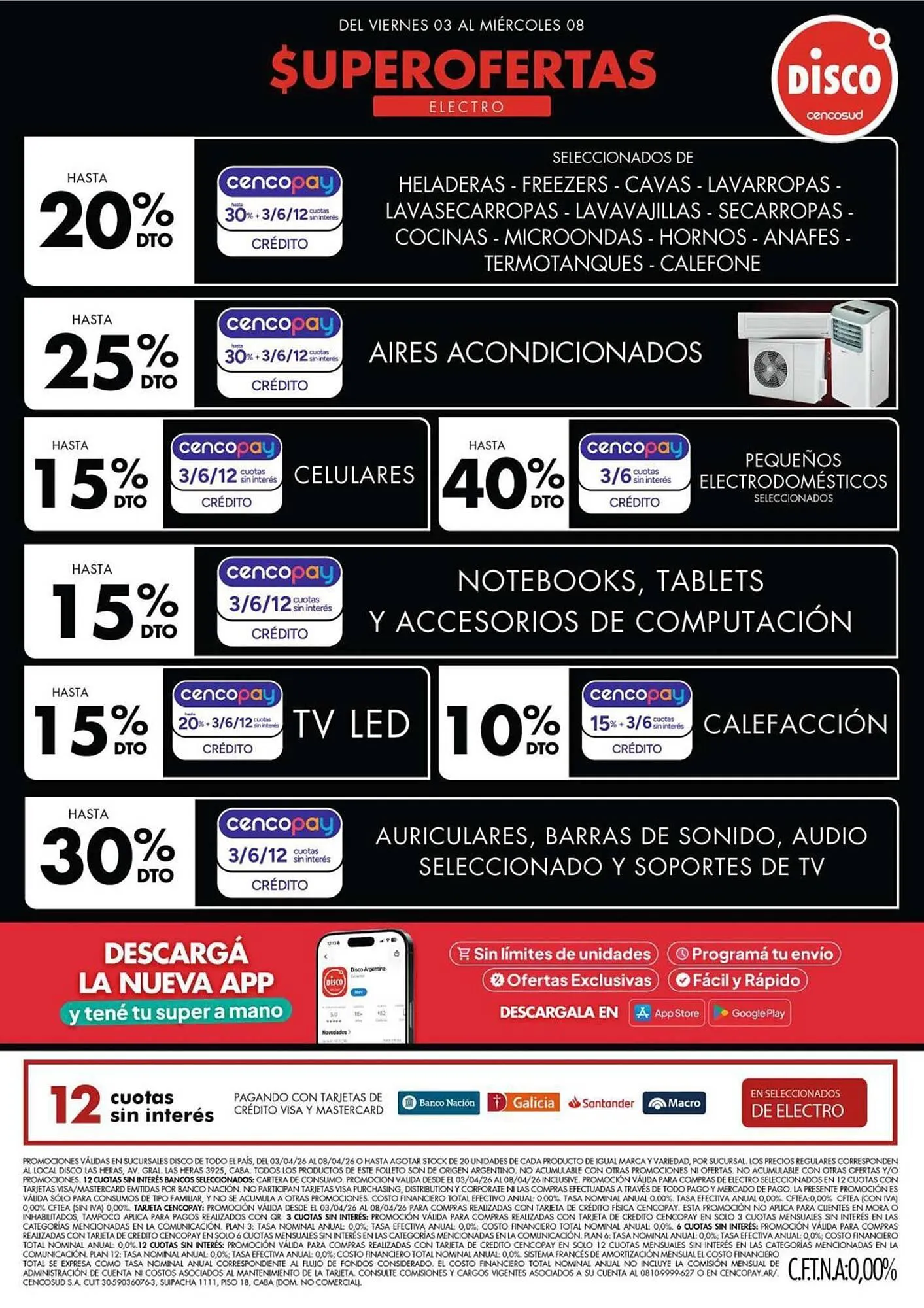 Ofertas de Folleto Disco 3 de abril al 8 de abril 2026 - Página 1 del catálogo
