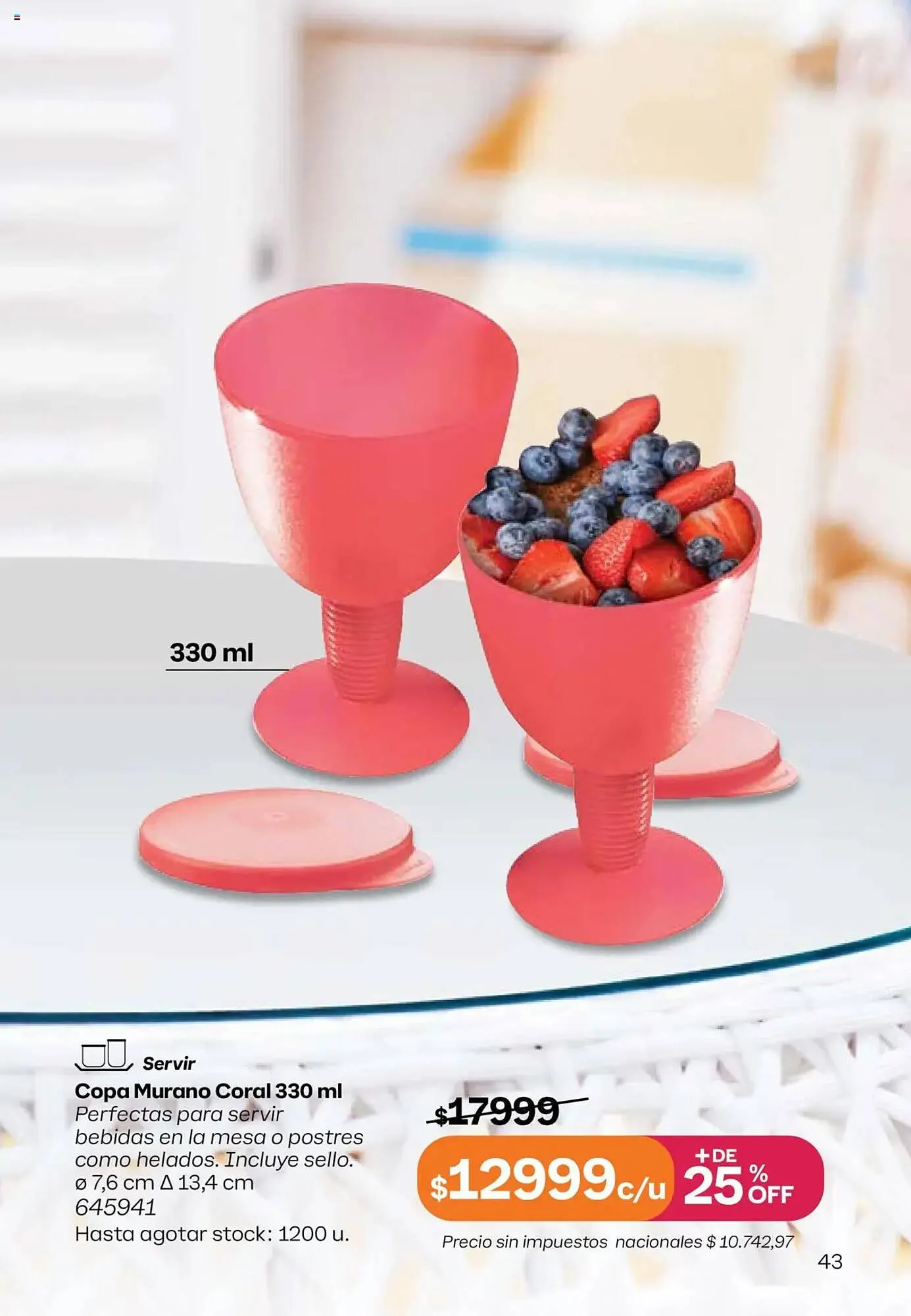 Ofertas de Folleto Tupperware 8 de septiembre al 22 de septiembre 2025 - Página 44 del catálogo