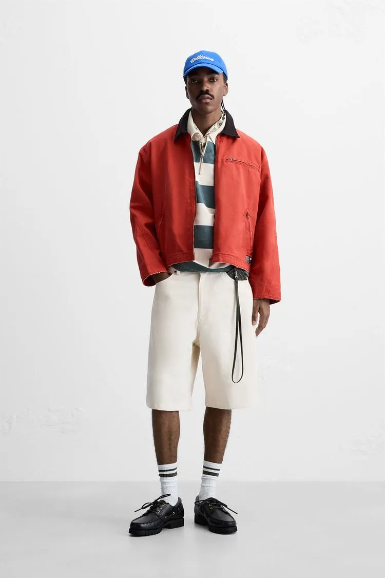 BERMUDA WIDE FIT DENIM